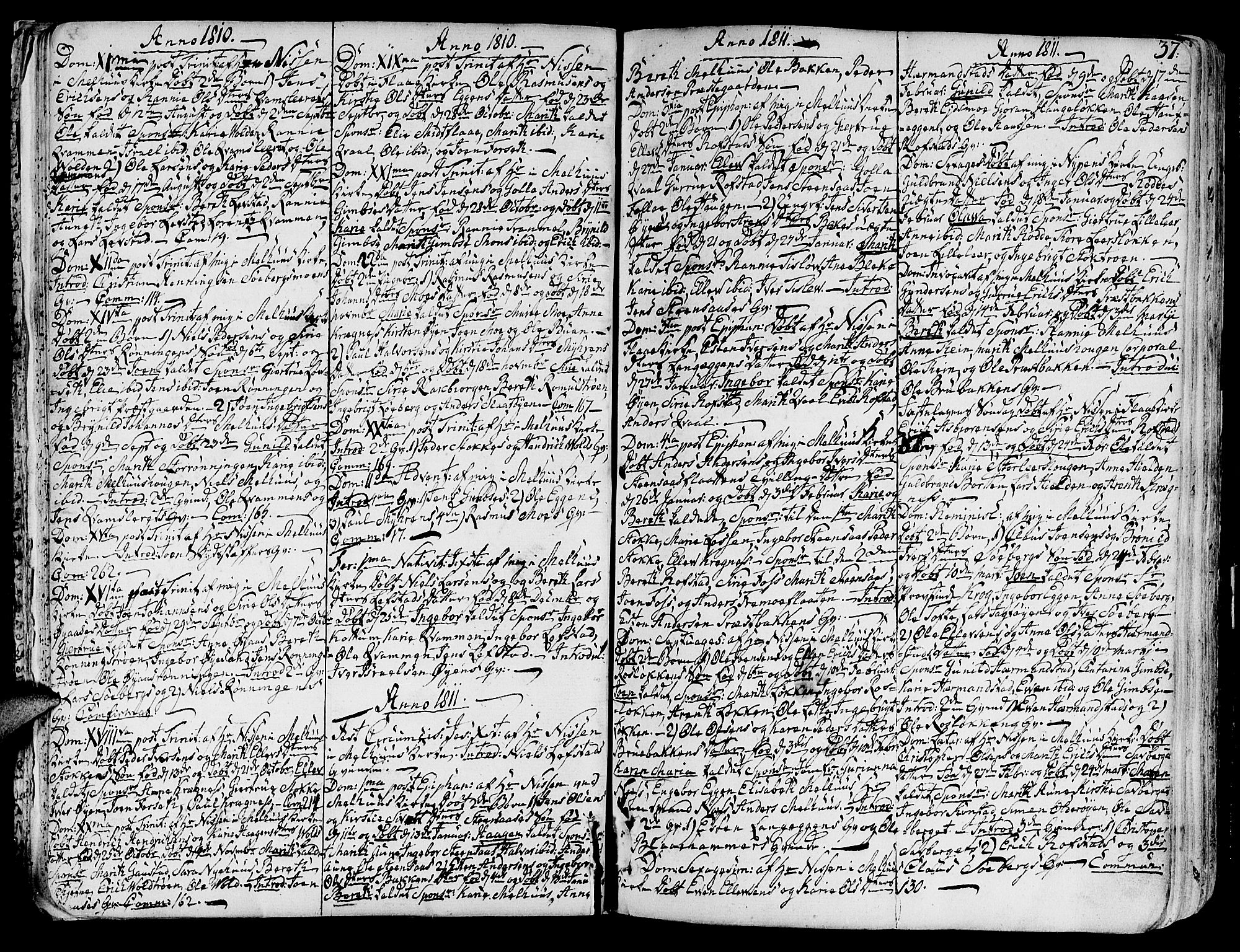 Ministerialprotokoller, klokkerbøker og fødselsregistre - Sør-Trøndelag, SAT/A-1456/691/L1061: Parish register (official) no. 691A02 /1, 1768-1815, p. 37