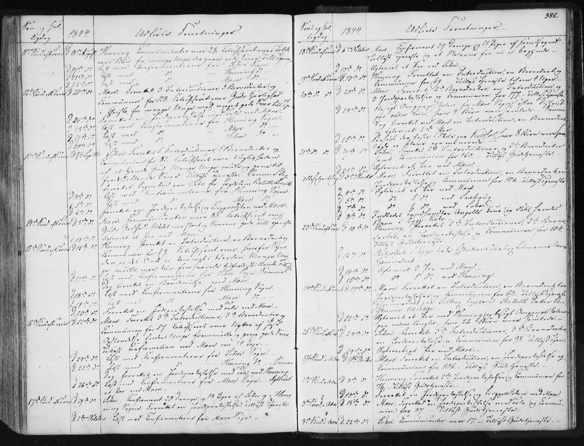 Ministerialprotokoller, klokkerbøker og fødselsregistre - Nord-Trøndelag, SAT/A-1458/735/L0339: Parish register (official) no. 735A06 /1, 1836-1848, p. 385