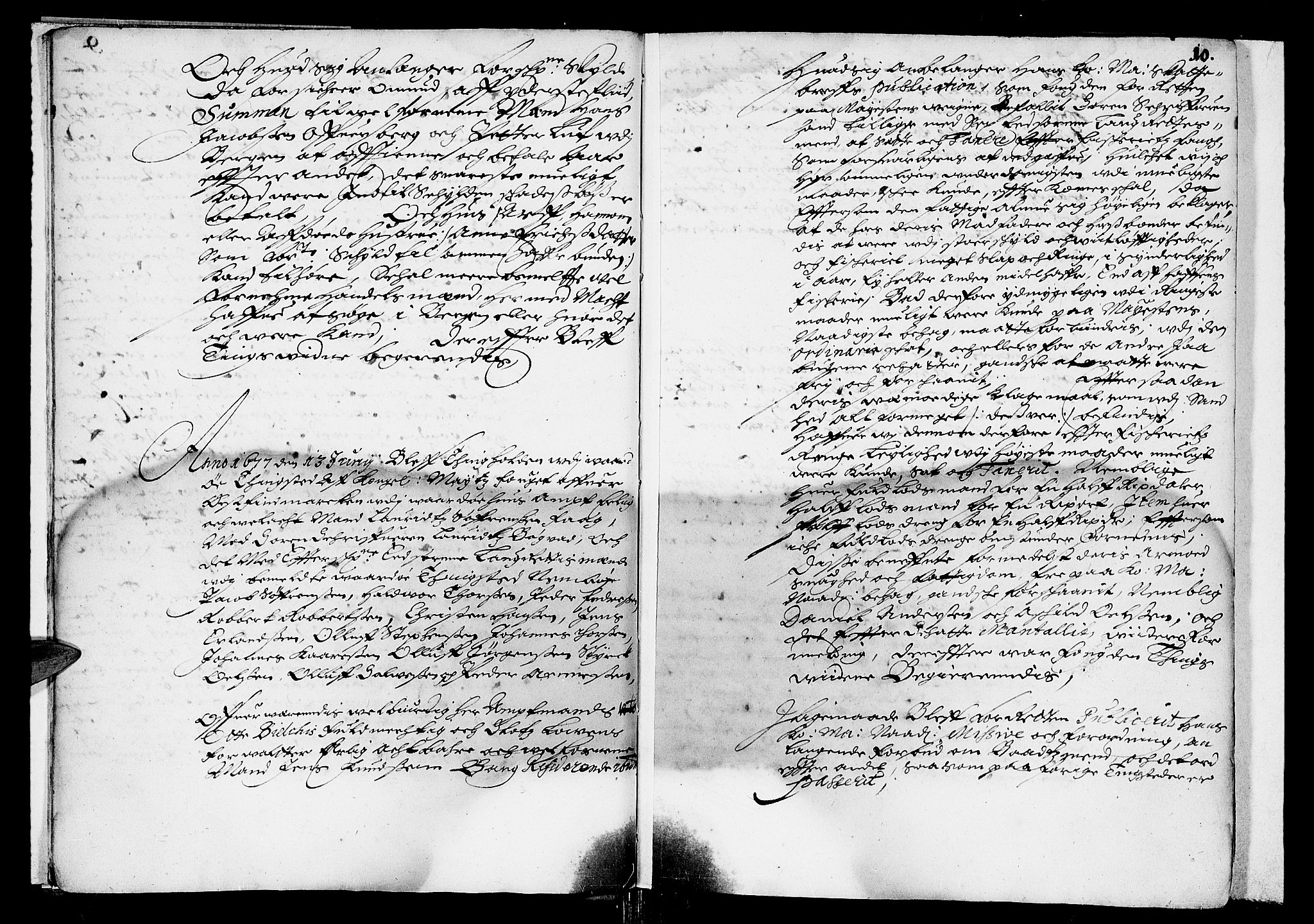 Finnmark sorenskriveri, AV/SATØ-S-0053/F/Fa/L0015: Justisprotokoller, 1677-1678, p. 9b-10a