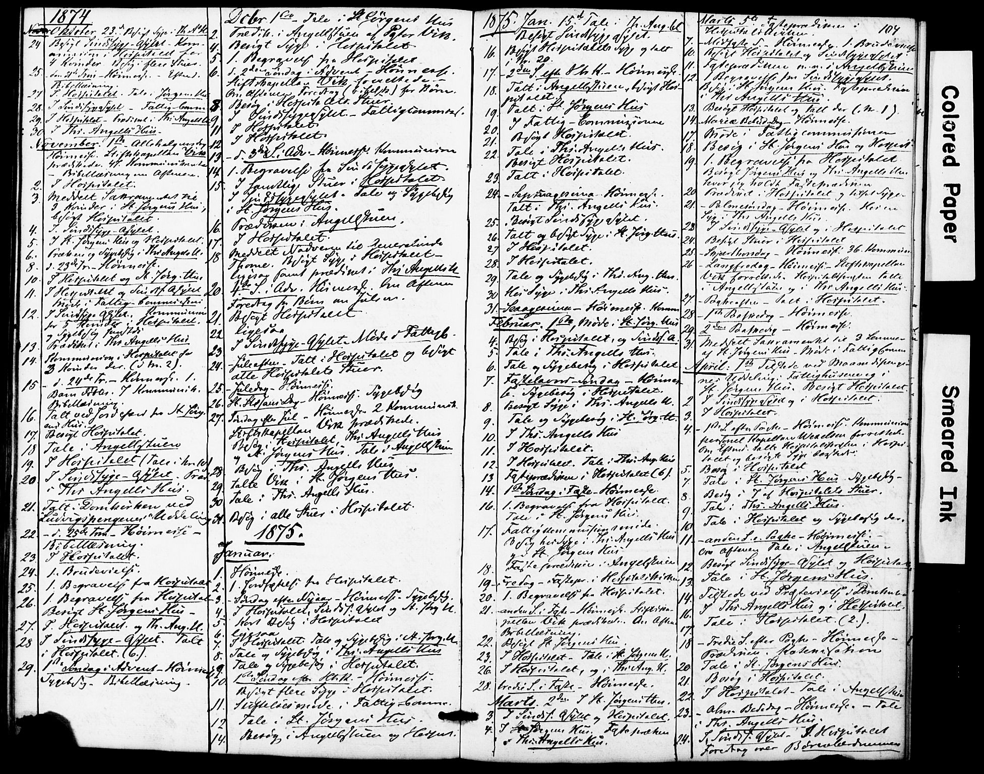 Ministerialprotokoller, klokkerbøker og fødselsregistre - Sør-Trøndelag, SAT/A-1456/623/L0469: Parish register (official) no. 623A03, 1868-1883, p. 104