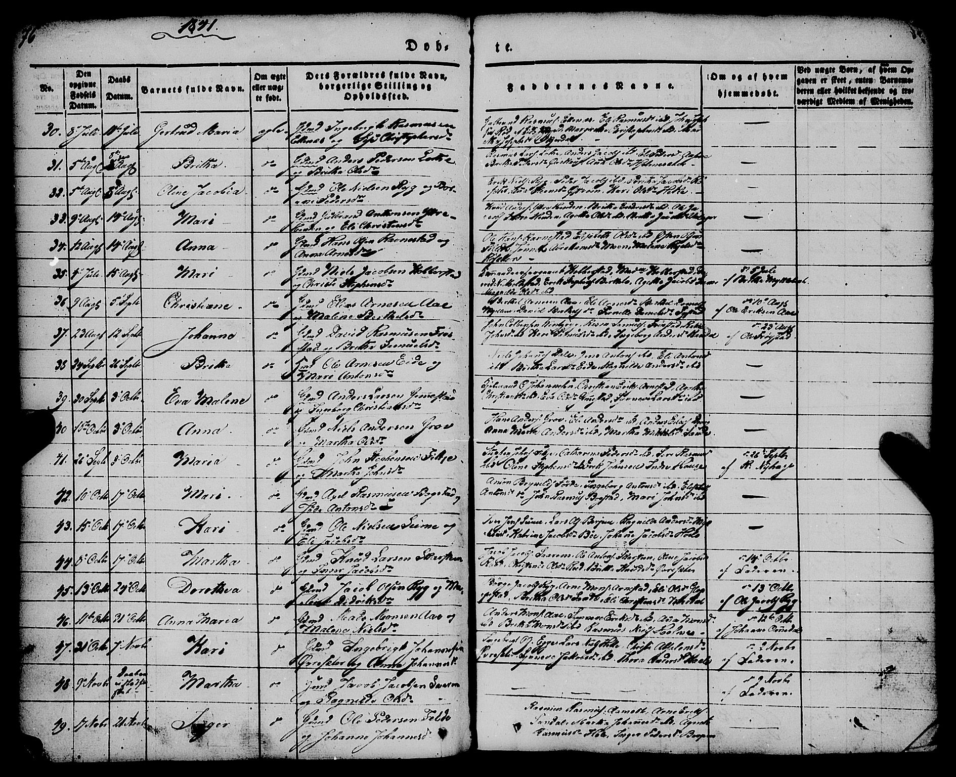 Gloppen sokneprestembete, AV/SAB-A-80101/H/Haa/Haaa/L0008: Parish register (official) no. A 8, 1837-1855, p. 76