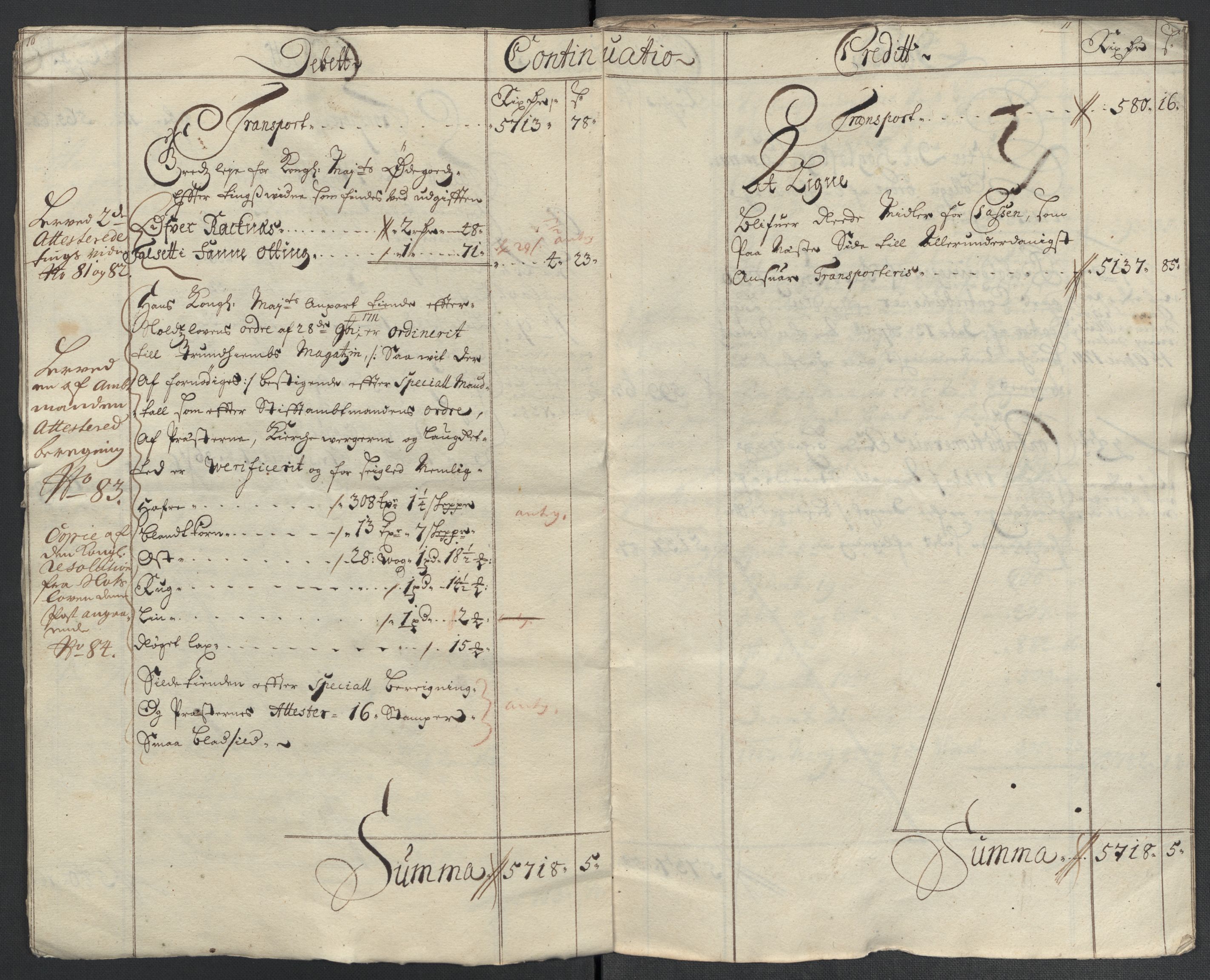 Rentekammeret inntil 1814, Reviderte regnskaper, Fogderegnskap, AV/RA-EA-4092/R55/L3660: Fogderegnskap Romsdal, 1711, p. 9