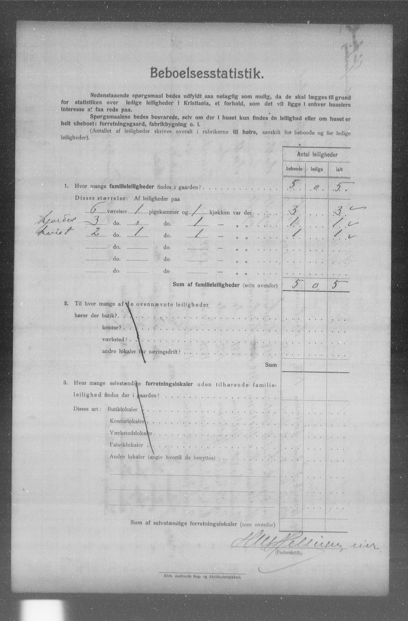 OBA, Municipal Census 1904 for Kristiania, 1904, p. 12504