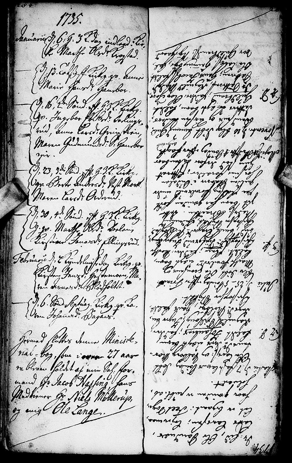 Aurskog prestekontor Kirkebøker, SAO/A-10304a/F/Fa/L0001: Parish register (official) no. I 1, 1707-1735, p. 284-286