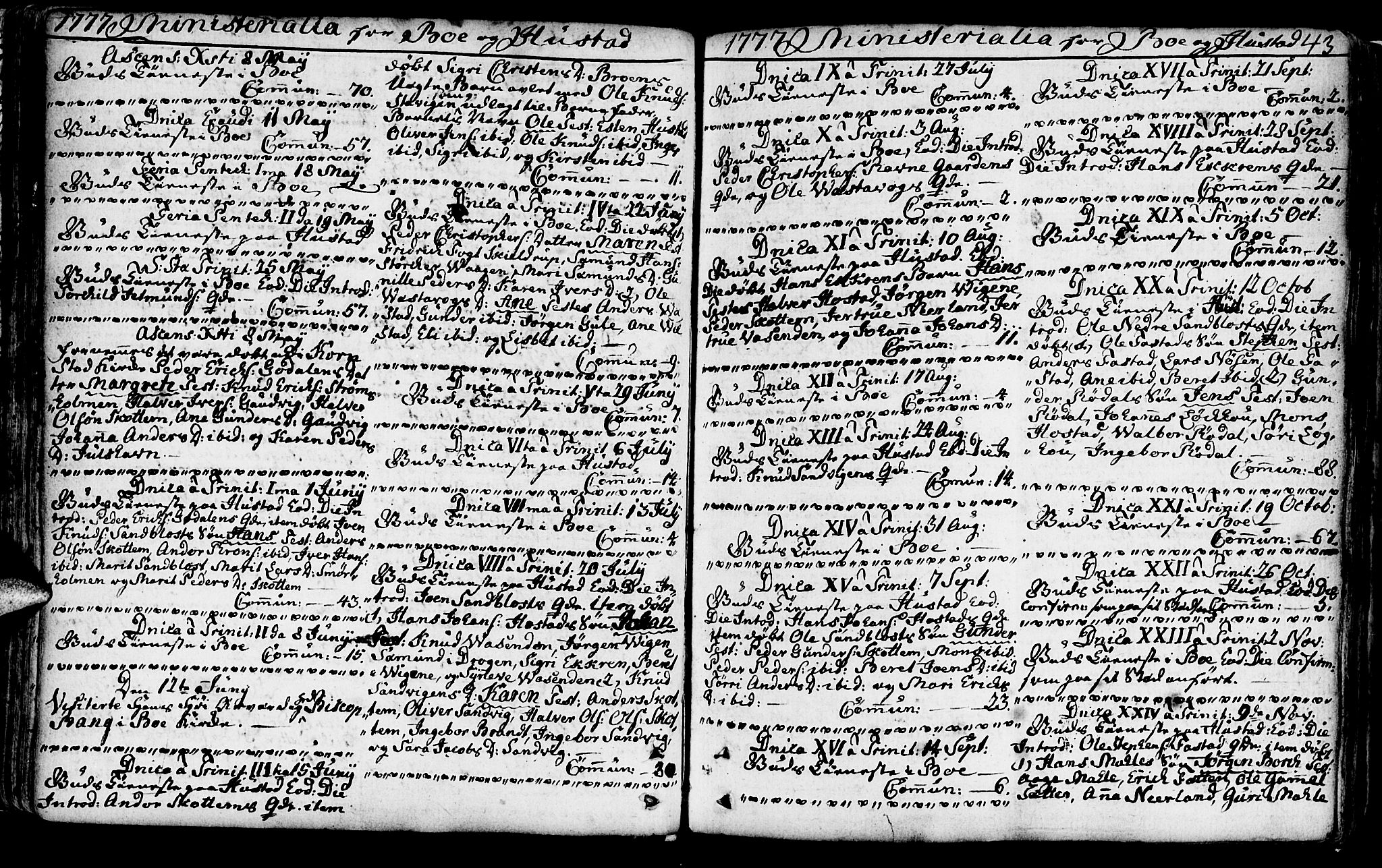Ministerialprotokoller, klokkerbøker og fødselsregistre - Møre og Romsdal, SAT/A-1454/566/L0761: Parish register (official) no. 566A02 /1, 1767-1817, p. 43