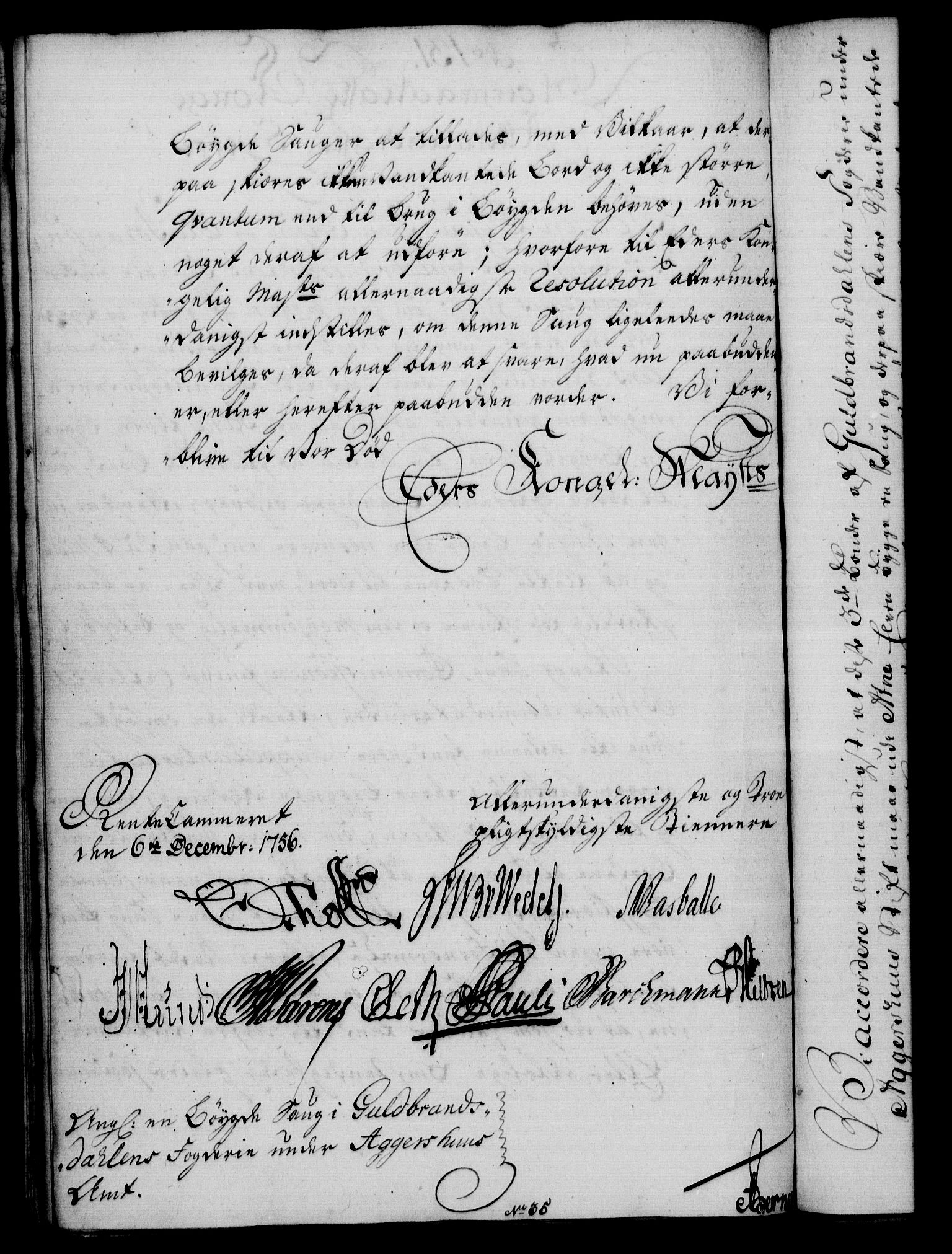 Rentekammeret, Kammerkanselliet, RA/EA-3111/G/Gf/Gfa/L0038: Norsk relasjons- og resolusjonsprotokoll (merket RK 52.38), 1756, p. 653