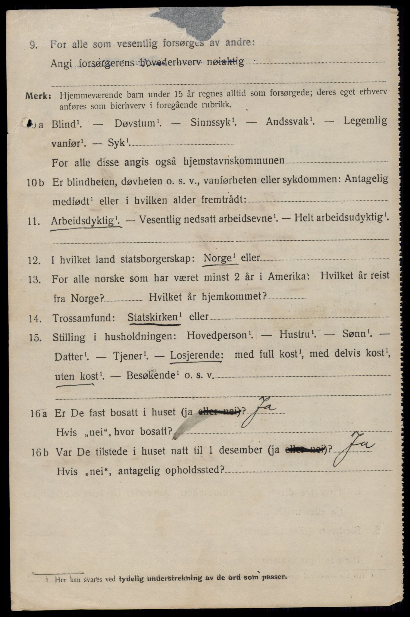 SAT, 1920 census for Trondheim, 1920, p. 103713