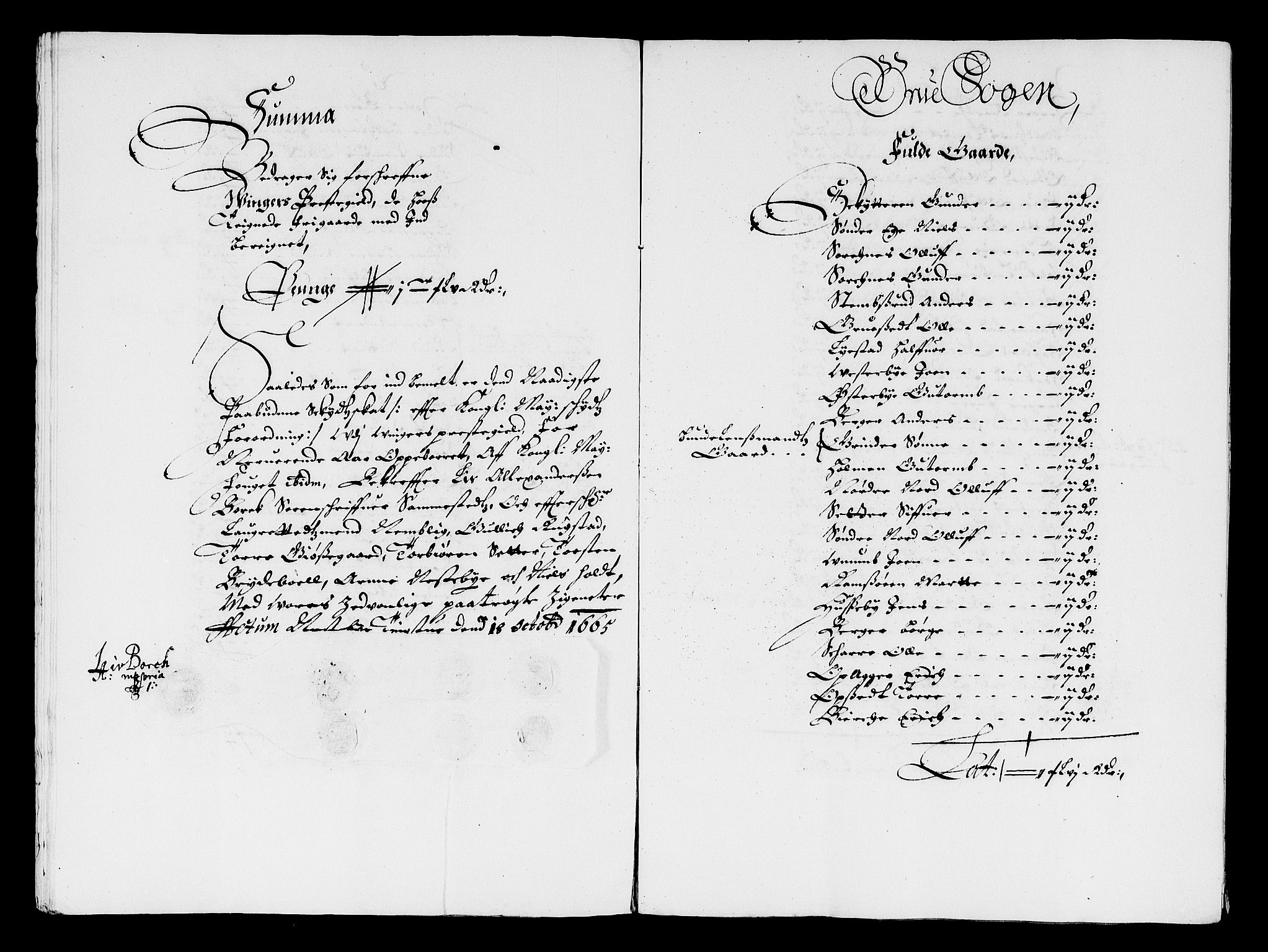 Rentekammeret inntil 1814, Reviderte regnskaper, Stiftamtstueregnskaper, Landkommissariatet på Akershus og Akershus stiftamt, AV/RA-EA-5869/R/Ra/L0032: Landkommissariatet på Akershus, 1665