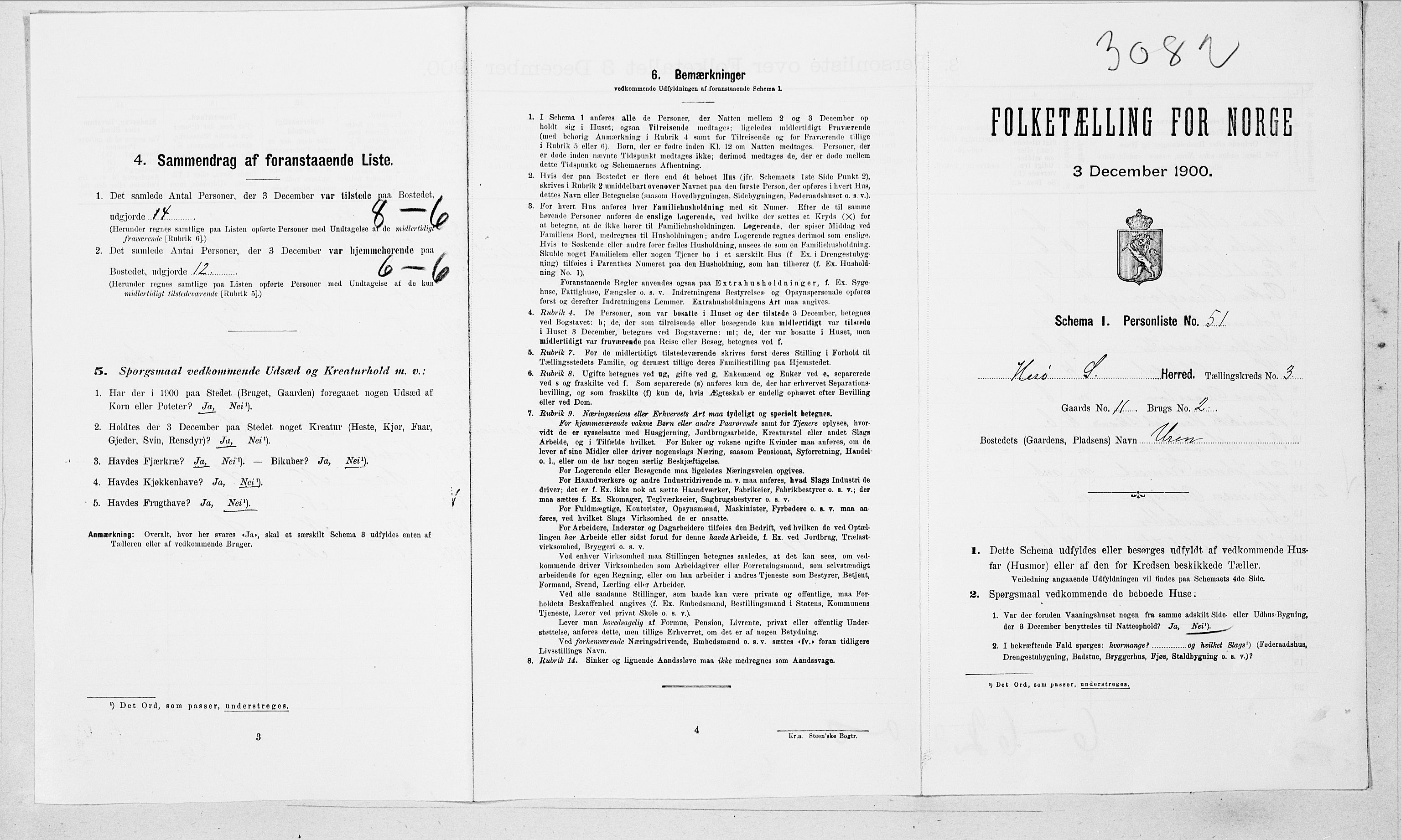 SAT, 1900 census for Herøy, 1900, p. 324