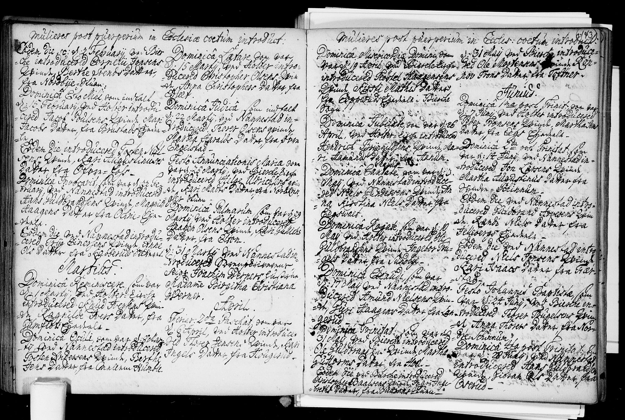 Nannestad prestekontor Kirkebøker, AV/SAO-A-10414a/F/Fa/L0005: Parish register (official) no. I 5, 1729-1738, p. 143