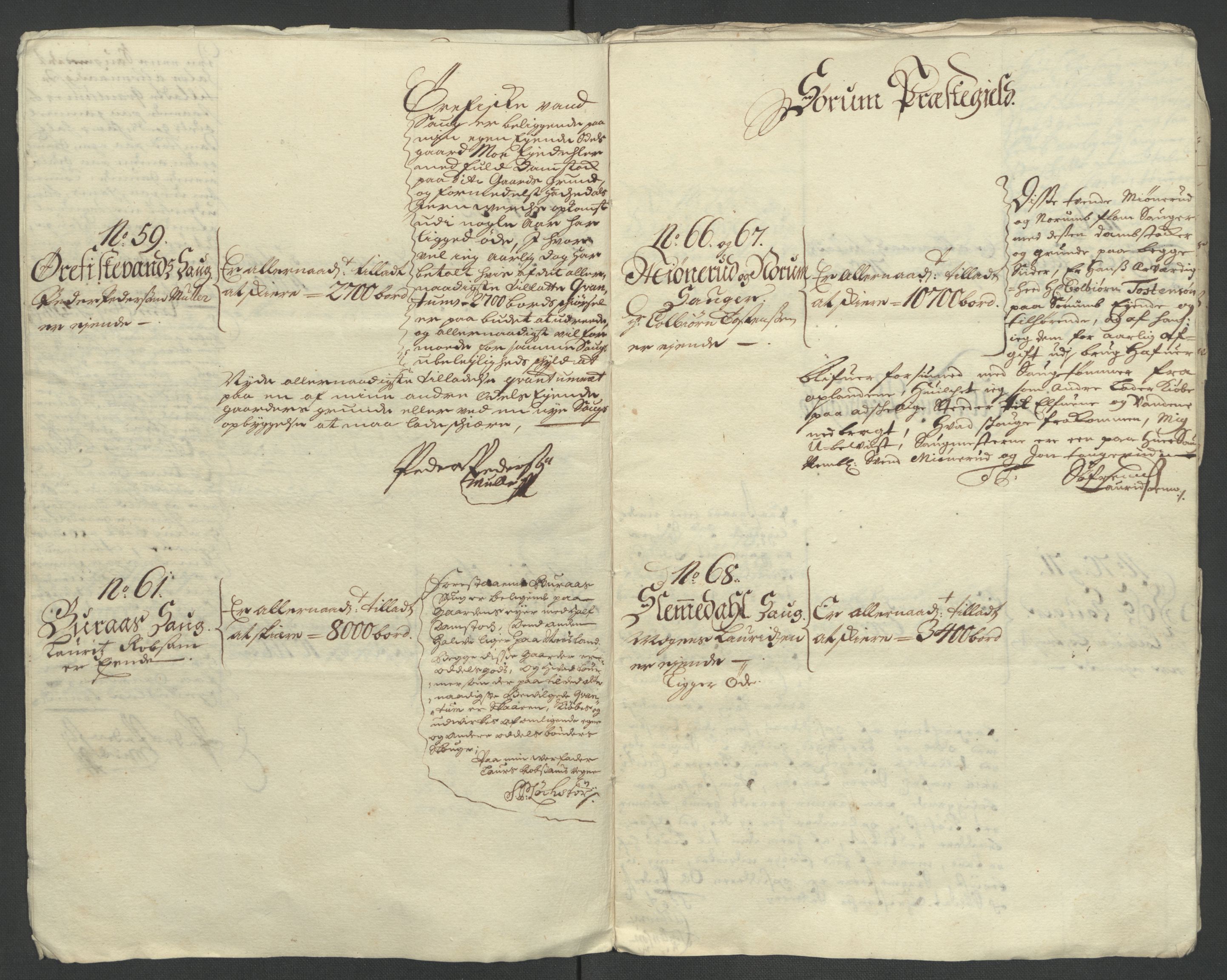 Rentekammeret inntil 1814, Reviderte regnskaper, Fogderegnskap, AV/RA-EA-4092/R11/L0589: Fogderegnskap Nedre Romerike, 1705, p. 208