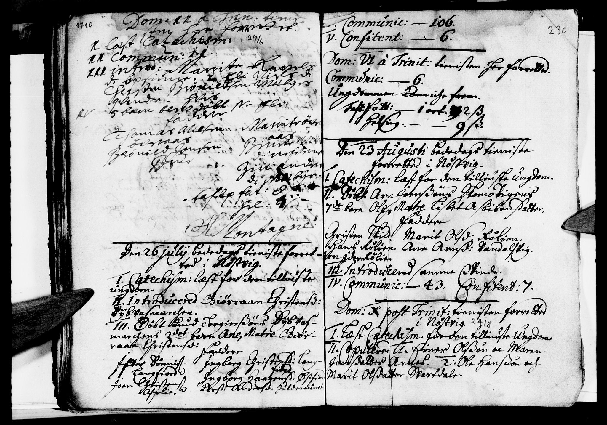 Ministerialprotokoller, klokkerbøker og fødselsregistre - Nordland, AV/SAT-A-1459/814/L0220: Parish register (official) no. 814A01, 1677-1717, p. 230