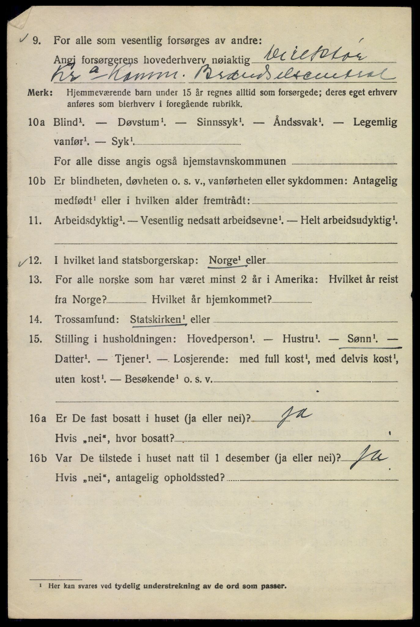 SAO, 1920 census for Kristiania, 1920, p. 636762