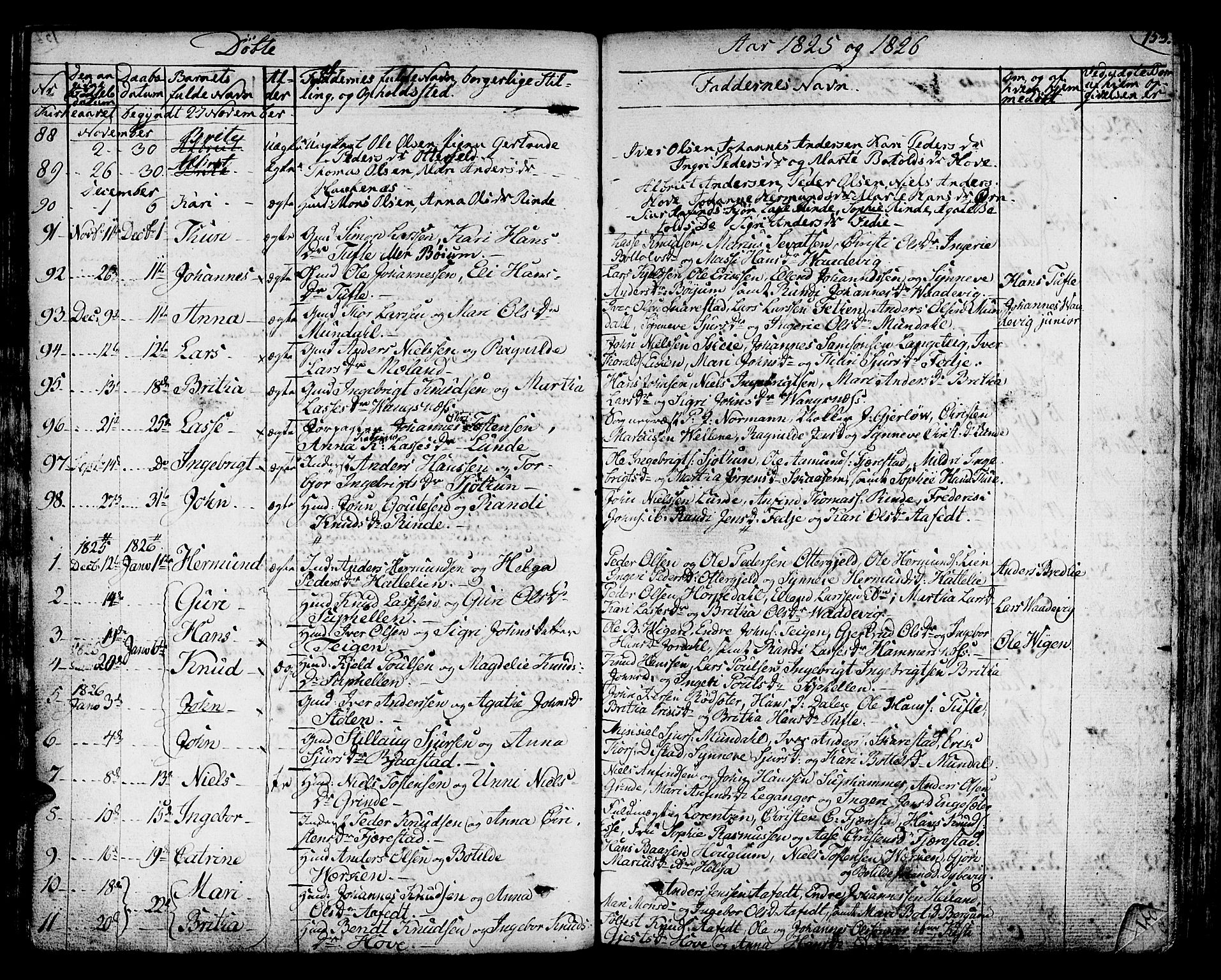 Leikanger sokneprestembete, AV/SAB-A-81001/H/Haa/Haaa/L0006: Parish register (official) no. A 6, 1810-1838, p. 153