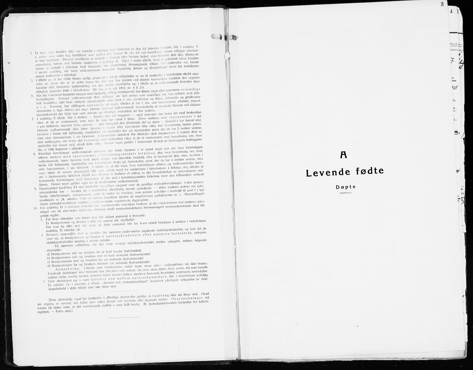 Stange prestekontor, SAH/PREST-002/K/L0027: Parish register (official) no. 27, 1937-1947, p. 3