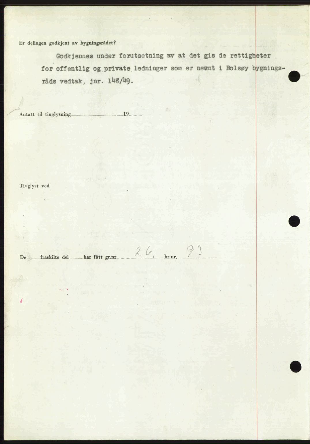 Romsdal sorenskriveri, AV/SAT-A-4149/1/2/2C: Mortgage book no. A32, 1950-1950, Diary no: : 282/1950