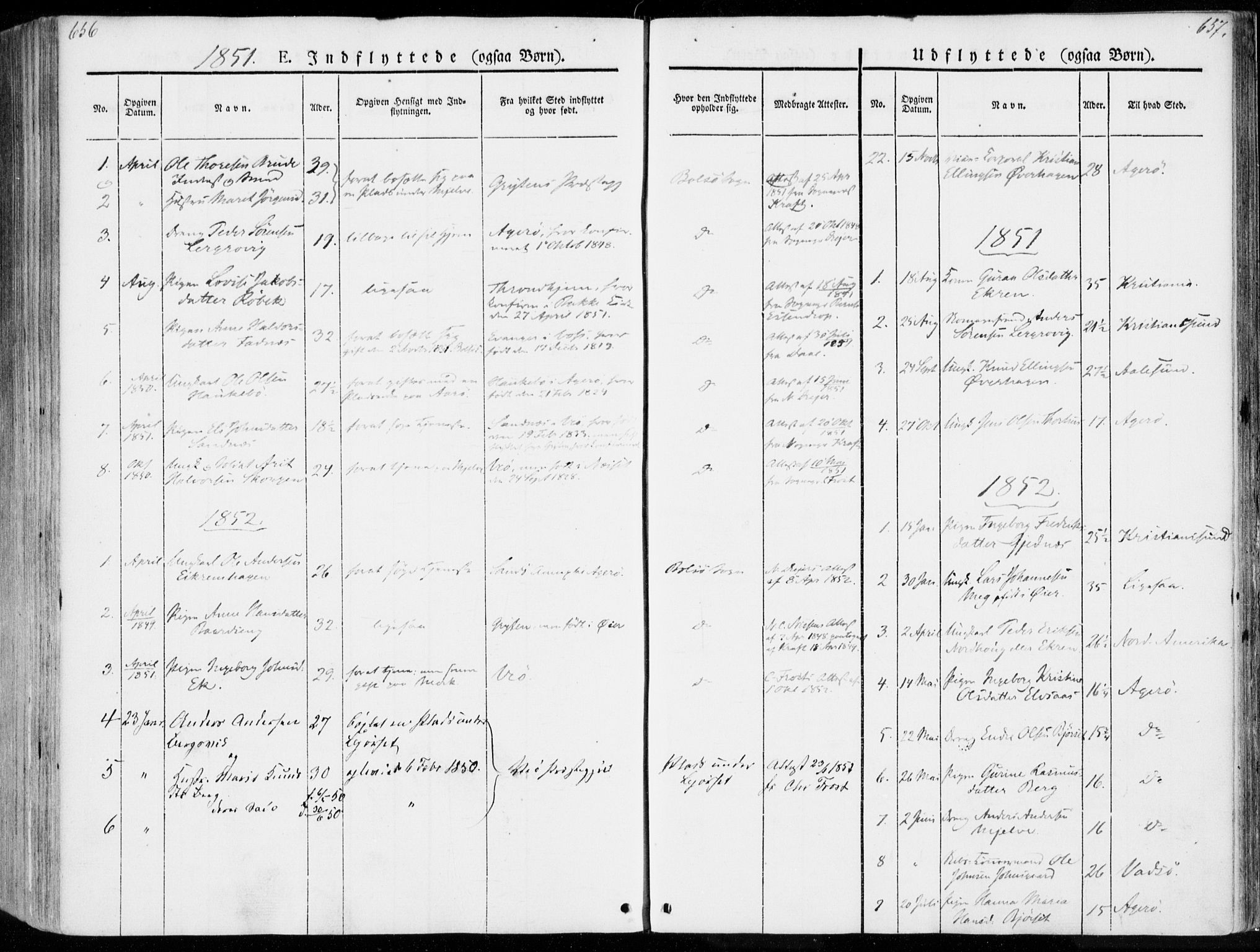 Ministerialprotokoller, klokkerbøker og fødselsregistre - Møre og Romsdal, SAT/A-1454/555/L0653: Parish register (official) no. 555A04, 1843-1869, p. 656-657