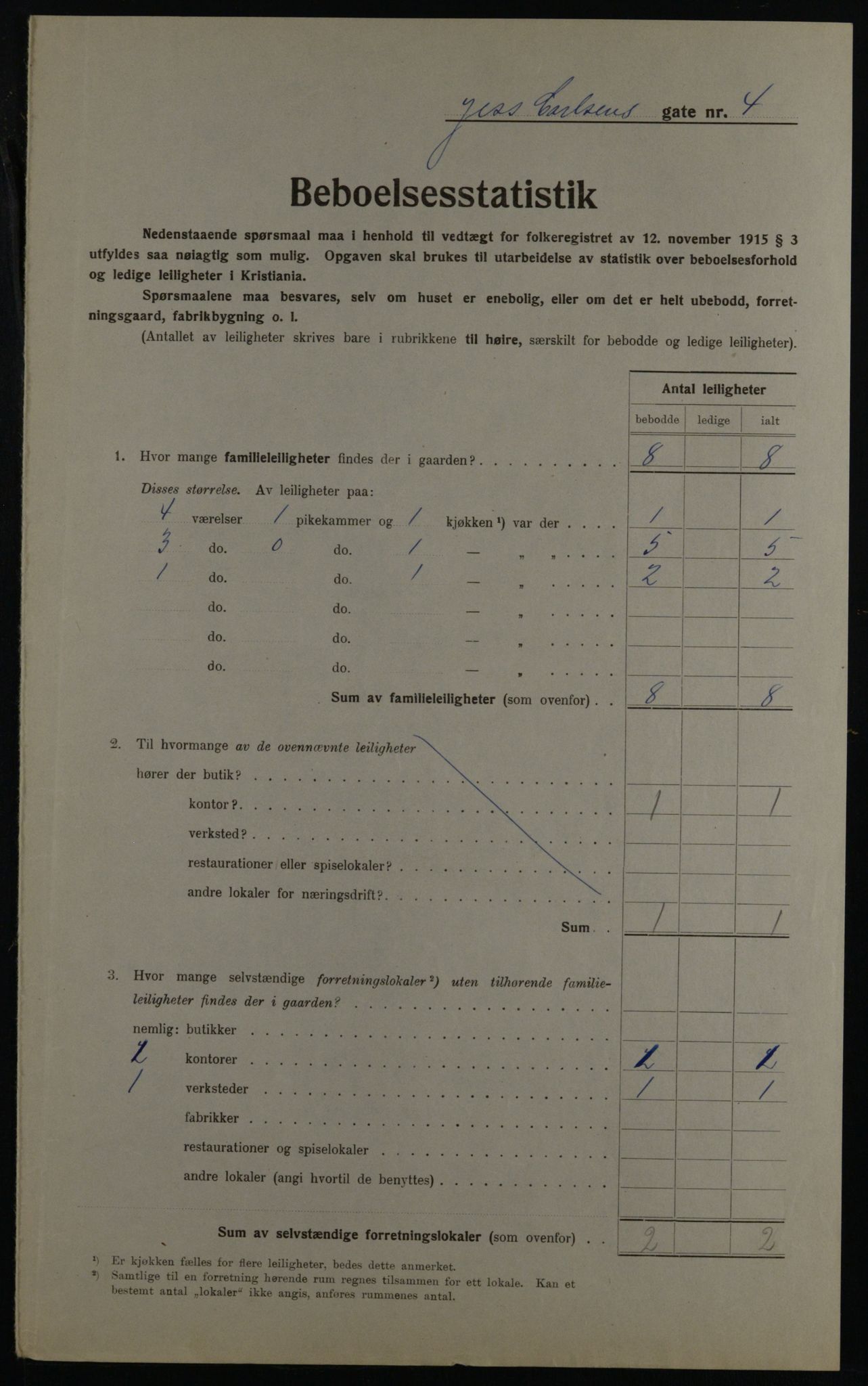 OBA, Municipal Census 1923 for Kristiania, 1923, p. 52637