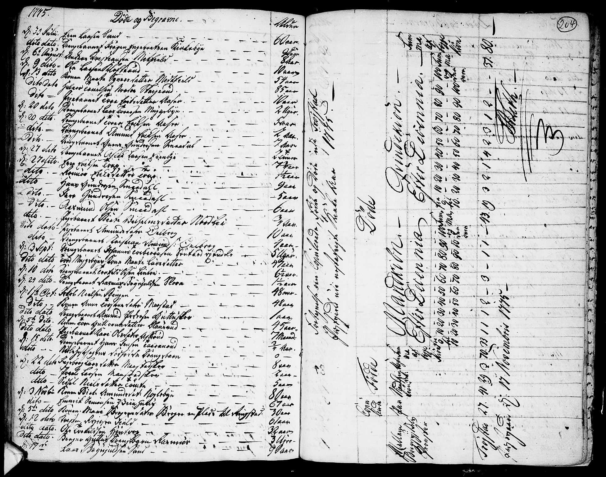 Trøgstad prestekontor Kirkebøker, SAO/A-10925/F/Fa/L0004: Parish register (official) no. I 4, 1750-1784, p. 204