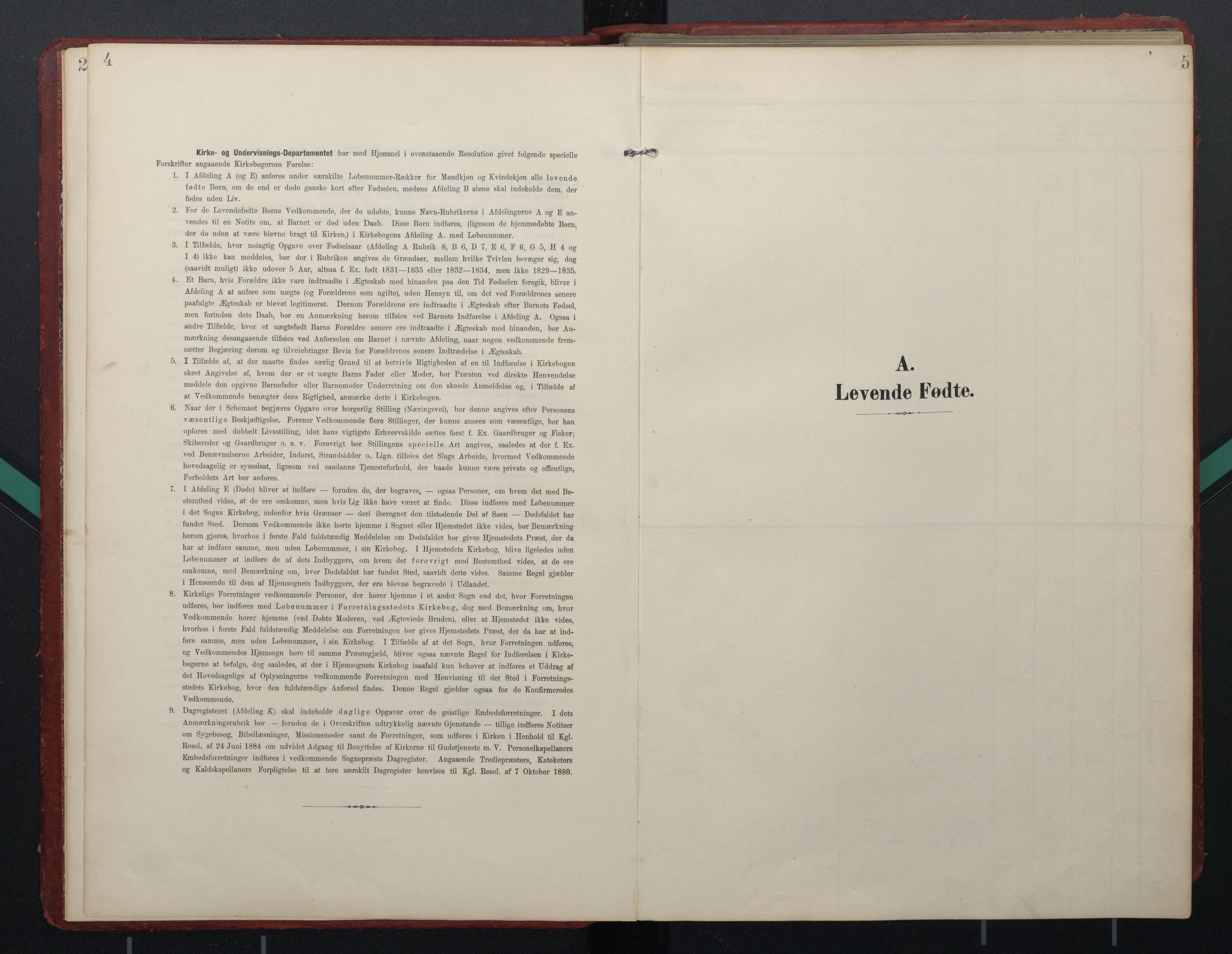 Ministerialprotokoller, klokkerbøker og fødselsregistre - Nordland, SAT/A-1459/892/L1322: Parish register (official) no. 892A03, 1904-1921, p. 4-5