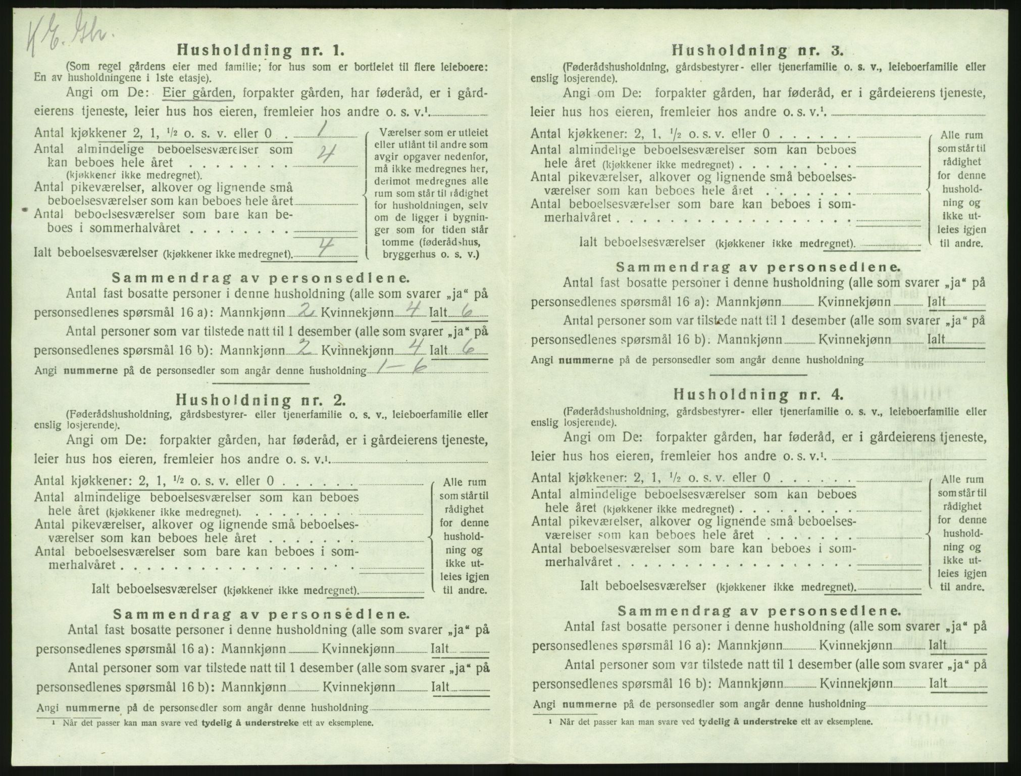 SAKO, 1920 census for Lardal, 1920, p. 664