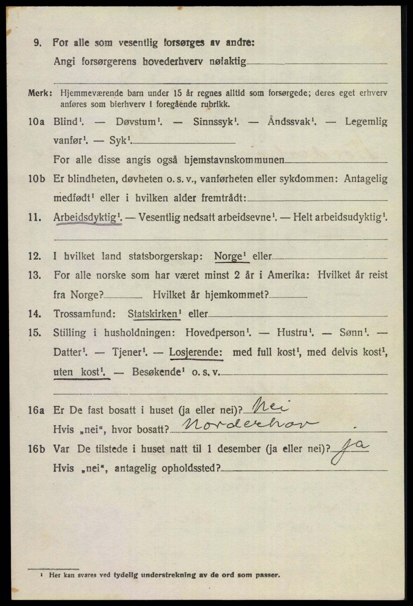 SAKO, 1920 census for Norderhov, 1920, p. 23708