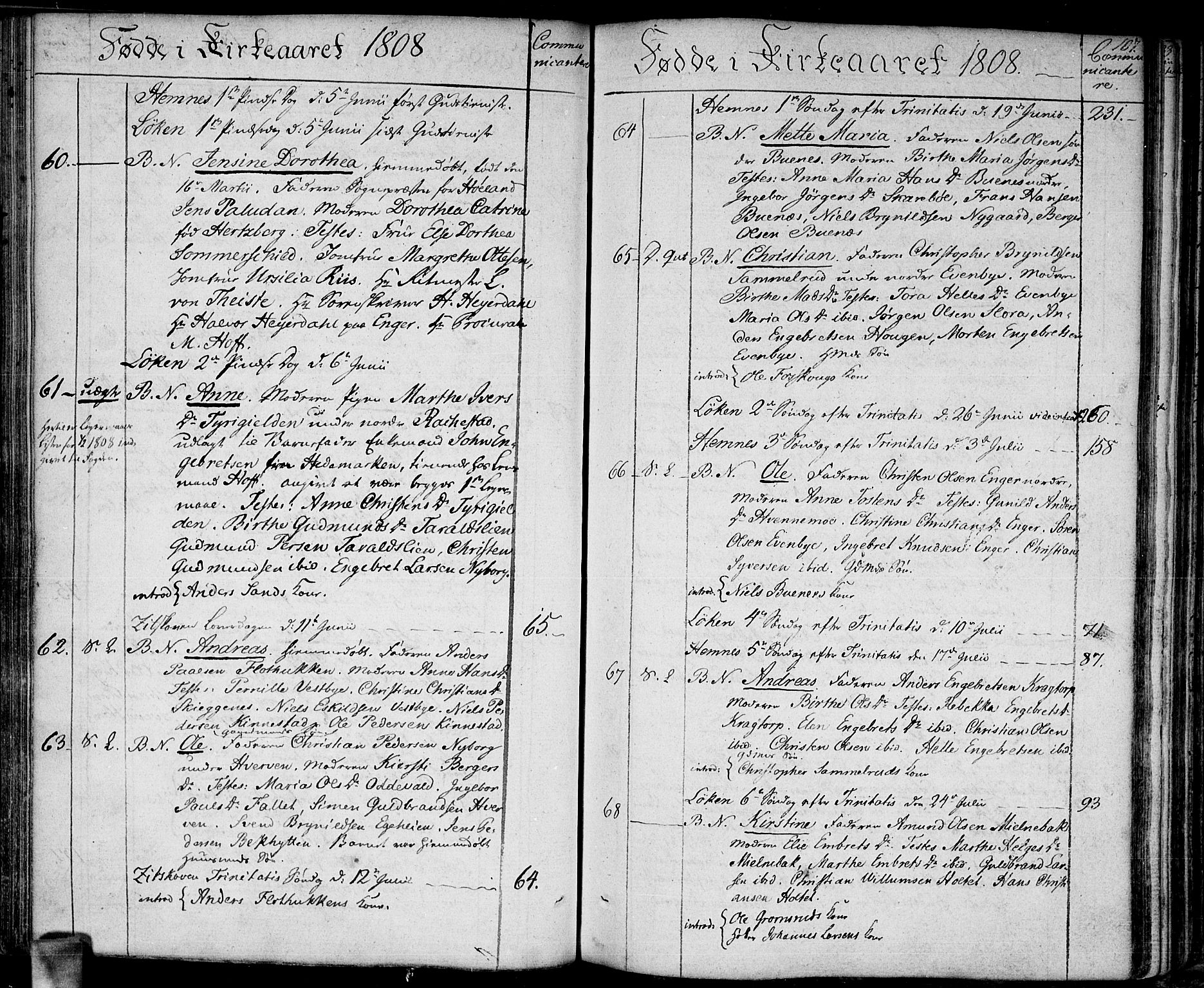 Høland prestekontor Kirkebøker, SAO/A-10346a/F/Fa/L0006: Parish register (official) no. I 6, 1794-1814, p. 107