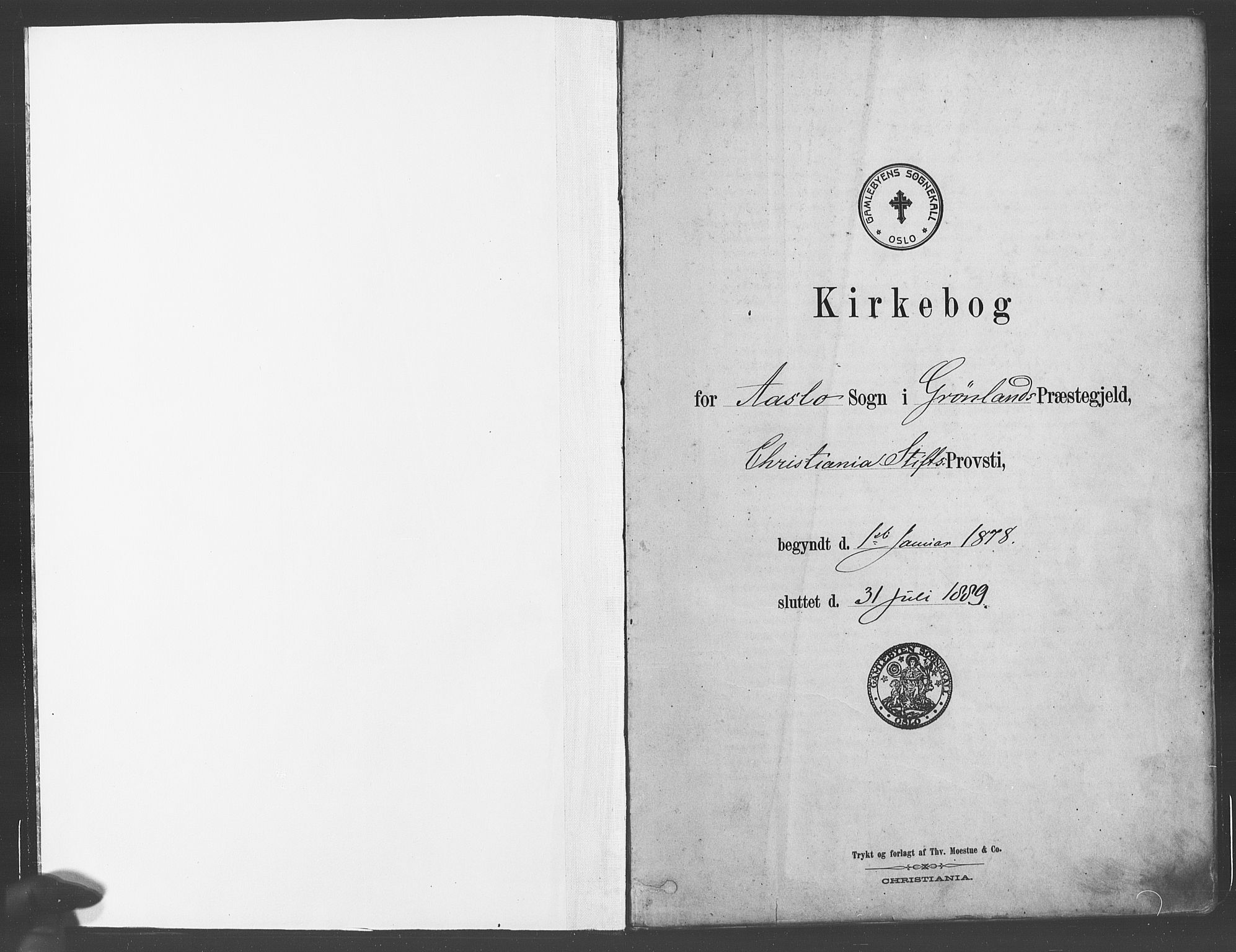 Gamlebyen prestekontor Kirkebøker, SAO/A-10884/F/Fa/L0005: Parish register (official) no. 5, 1878-1889