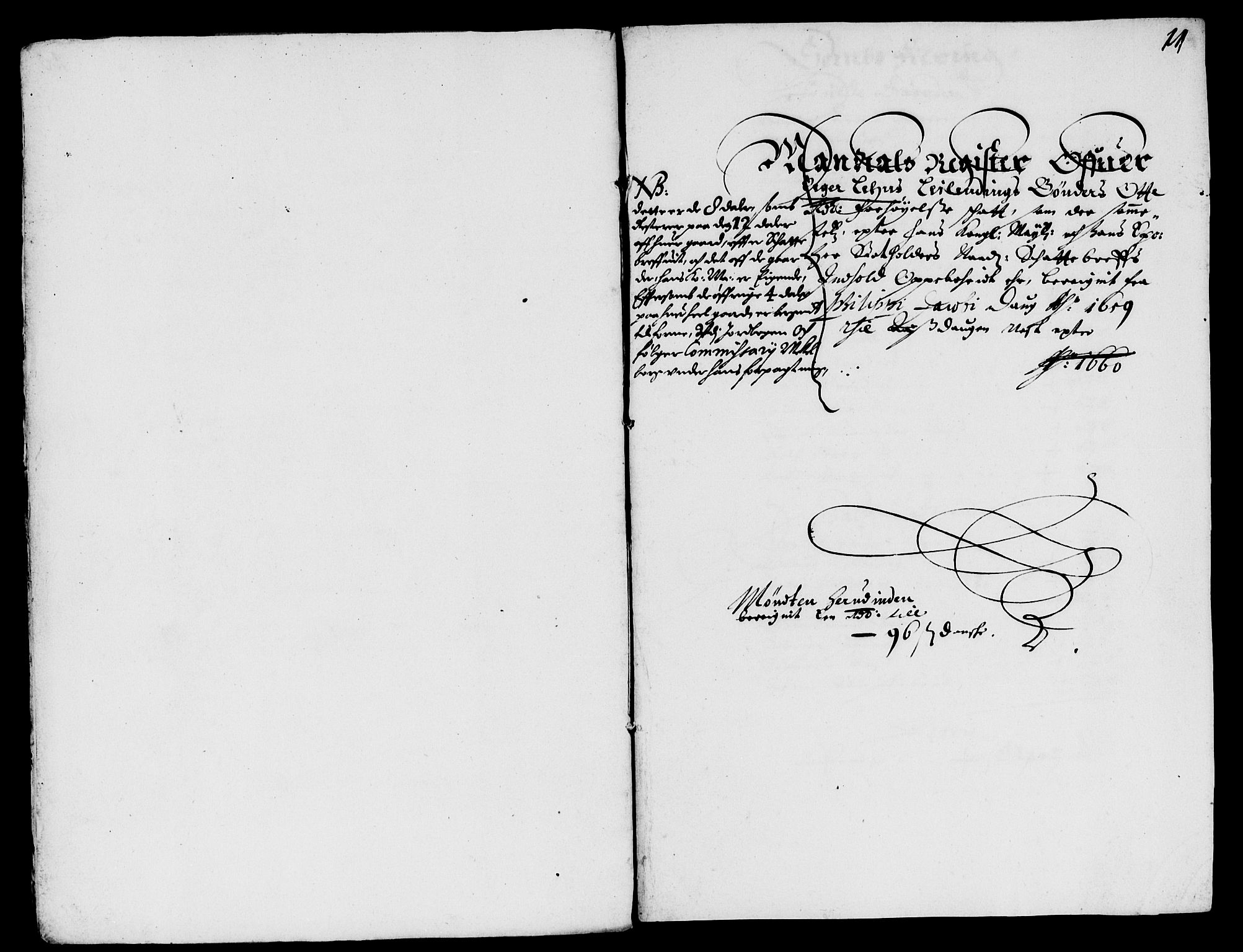 Rentekammeret inntil 1814, Reviderte regnskaper, Lensregnskaper, RA/EA-5023/R/Rb/Rbm/L0009: Eiker len, 1652-1661