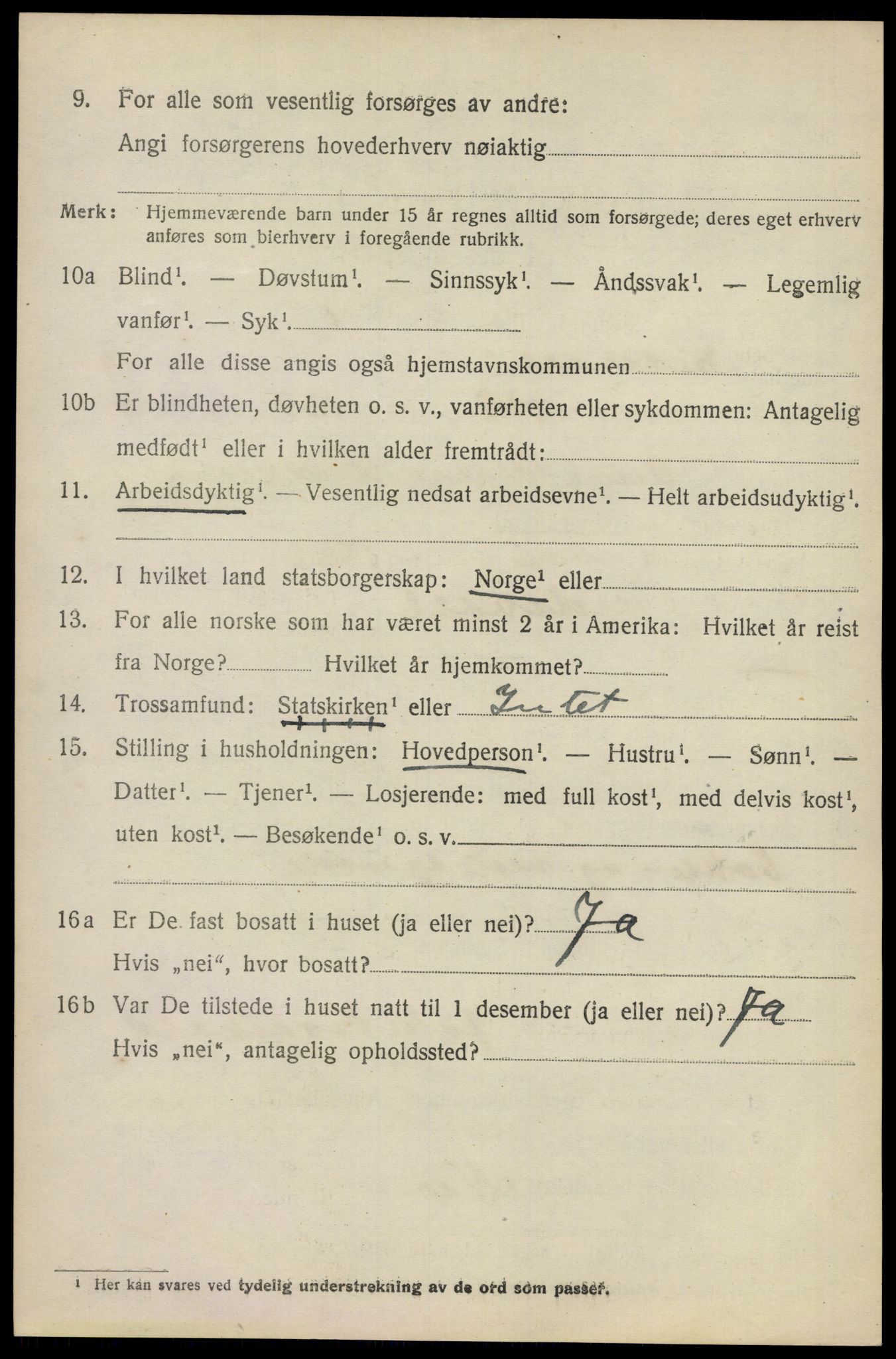 SAO, 1920 census for Eidsvoll, 1920, p. 22662