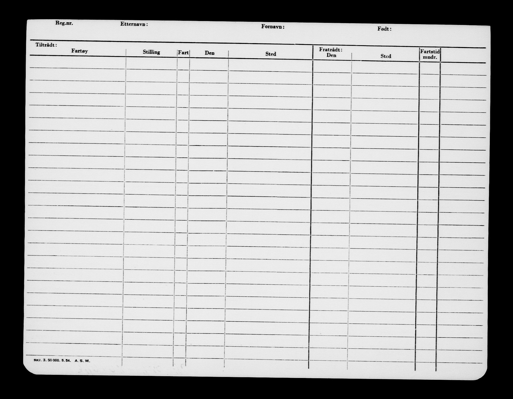 Direktoratet for sjømenn, RA/S-3545/G/Gb/L0045: Hovedkort, 1902, p. 36