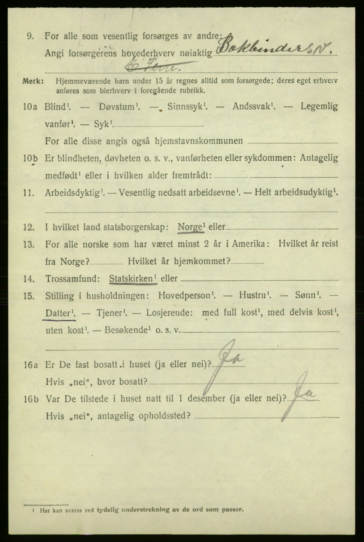 SAO, 1920 census for Fredrikshald, 1920, p. 28797