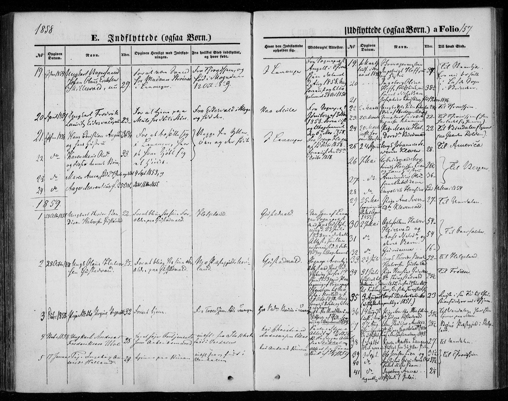 Ministerialprotokoller, klokkerbøker og fødselsregistre - Nord-Trøndelag, SAT/A-1458/720/L0184: Parish register (official) no. 720A02 /1, 1855-1863, p. 157