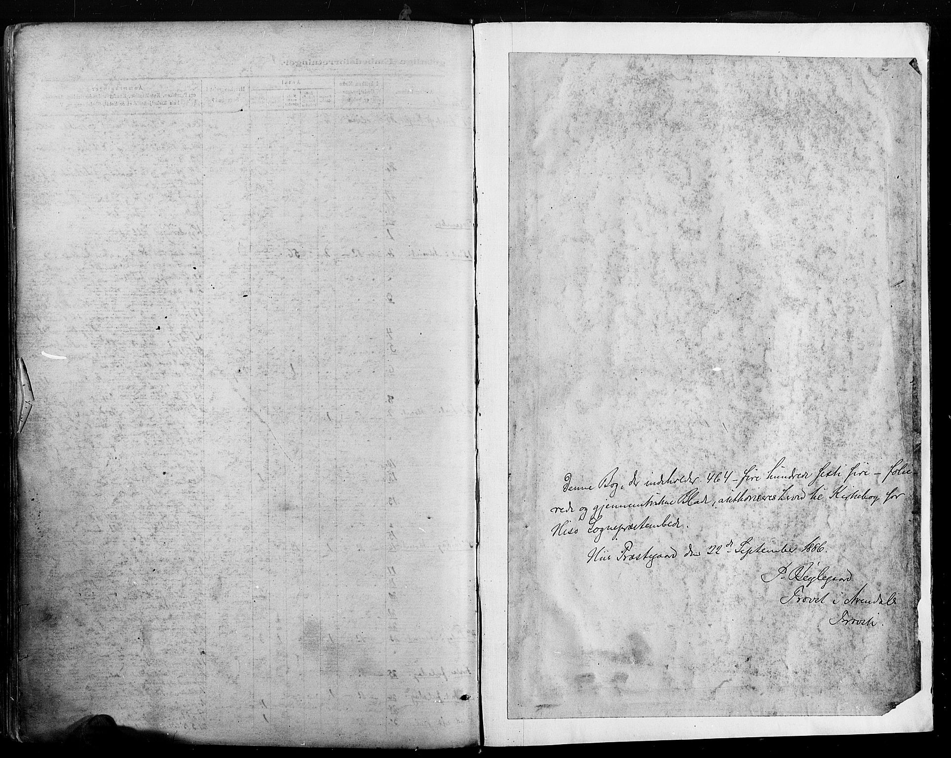 Hisøy sokneprestkontor, AV/SAK-1111-0020/F/Fa/L0003: Parish register (official) no. A 3, 1881-1894, p. 465