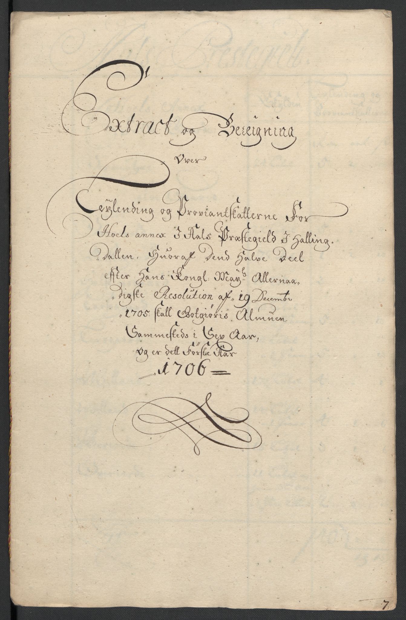 Rentekammeret inntil 1814, Reviderte regnskaper, Fogderegnskap, RA/EA-4092/R22/L1465: Fogderegnskap Ringerike, Hallingdal og Buskerud, 1706, p. 240