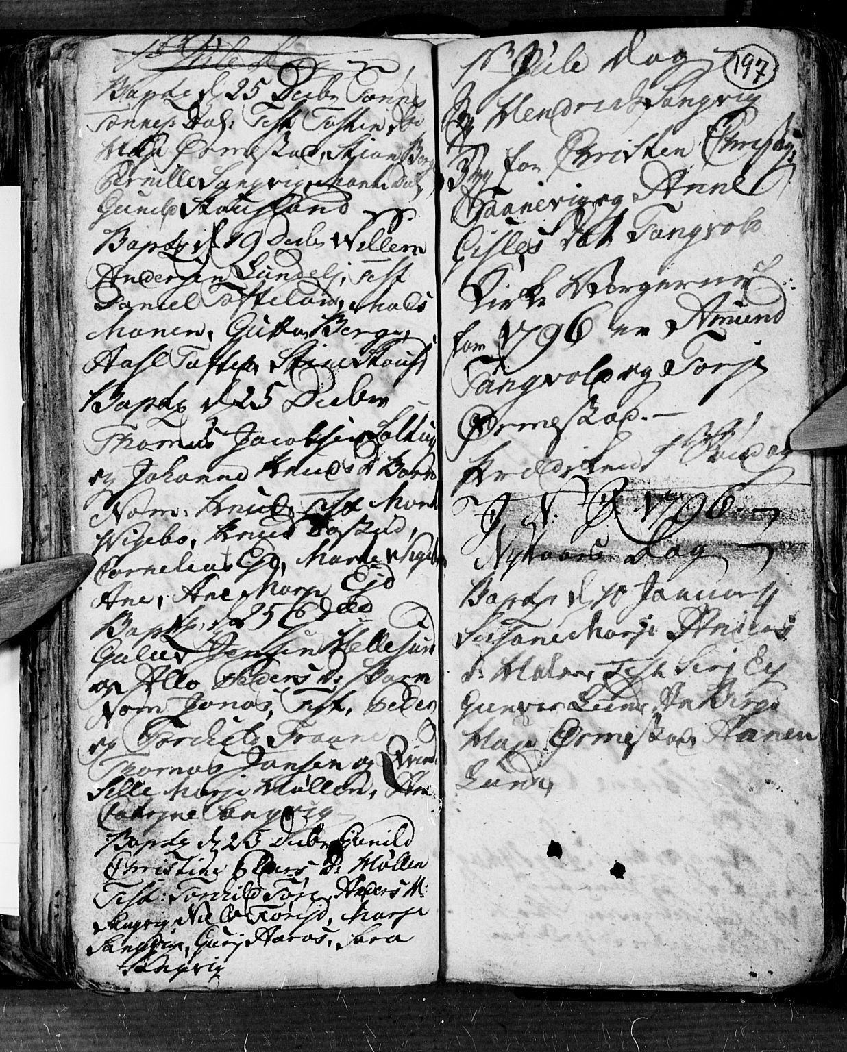 Søgne sokneprestkontor, SAK/1111-0037/F/Fb/Fbb/L0001: Parish register (copy) no. B 1, 1779-1802, p. 197