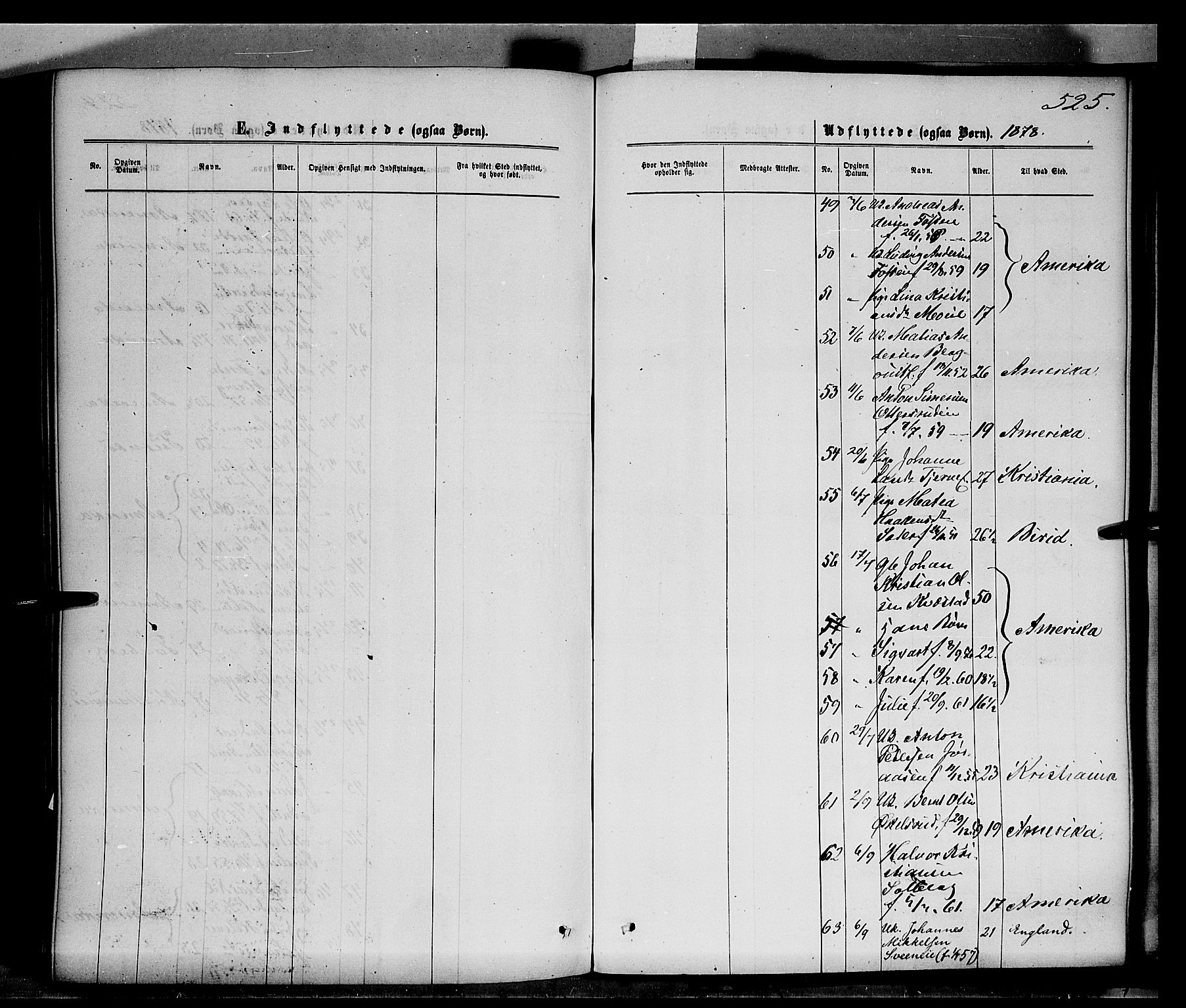 Ringsaker prestekontor, AV/SAH-PREST-014/K/Ka/L0011: Parish register (official) no. 11, 1870-1878, p. 525