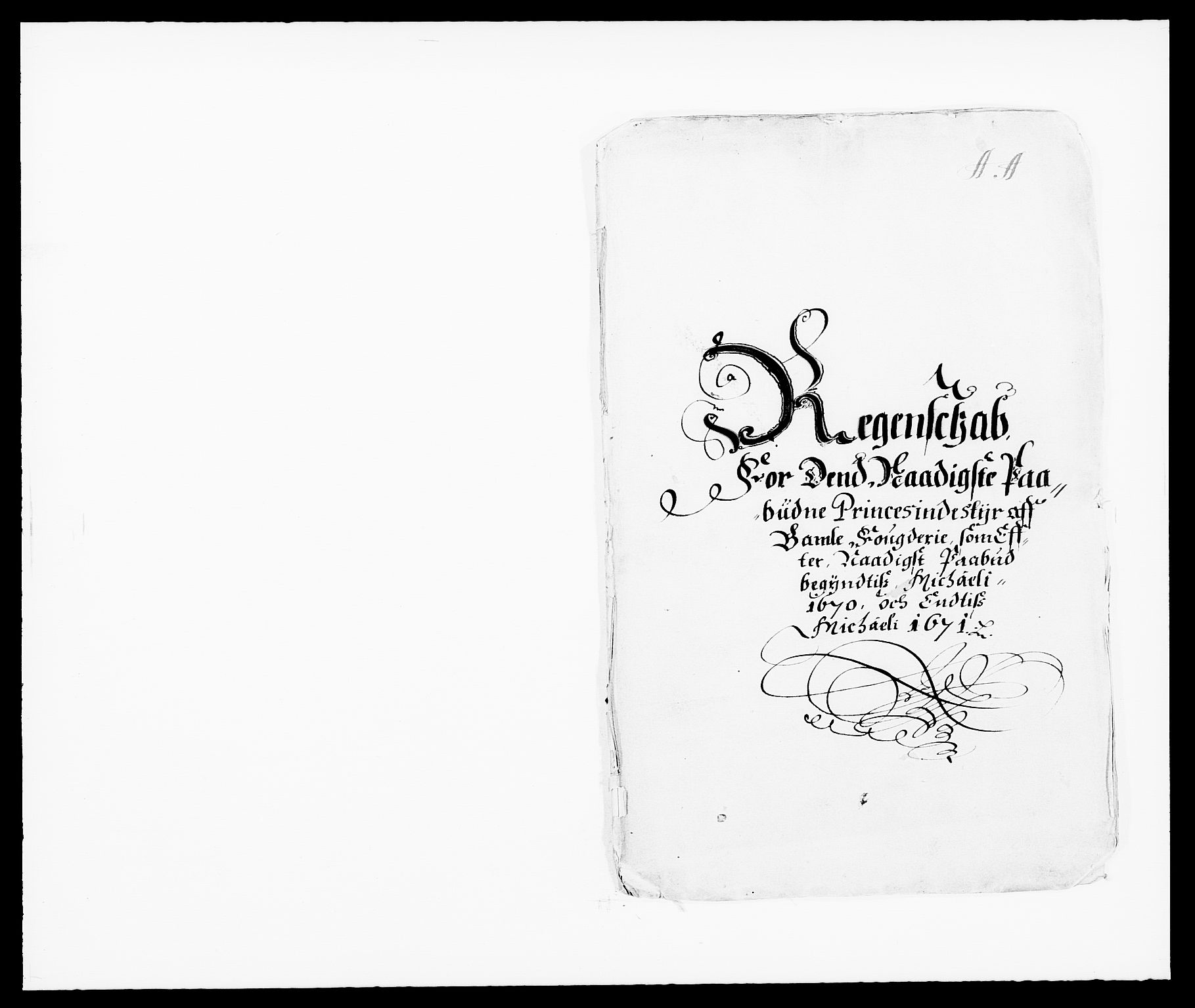 Rentekammeret inntil 1814, Reviderte regnskaper, Fogderegnskap, AV/RA-EA-4092/R34/L2041: Fogderegnskap Bamble, 1670-1672, p. 234