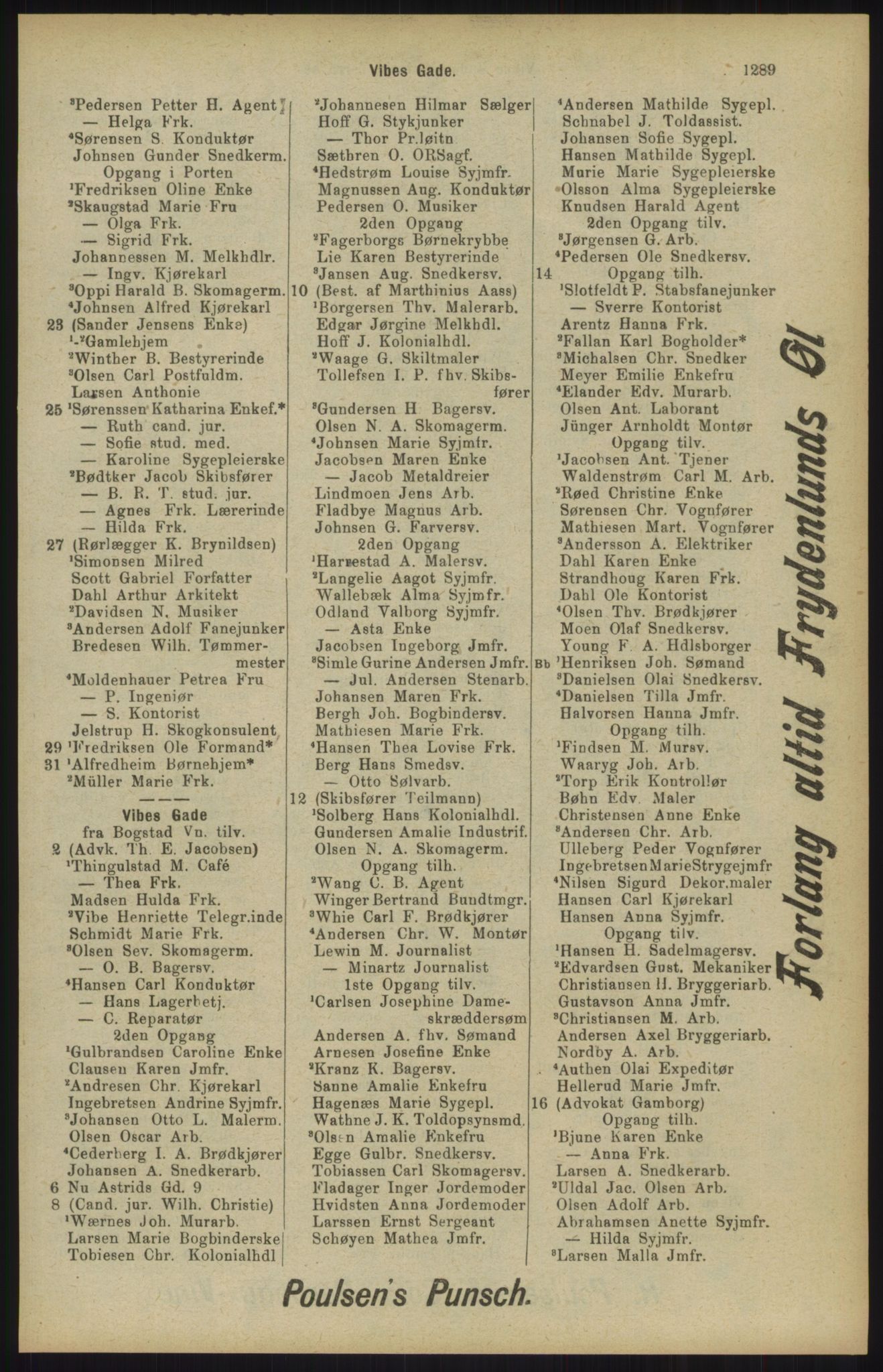 Kristiania/Oslo adressebok, PUBL/-, 1904, p. 1289