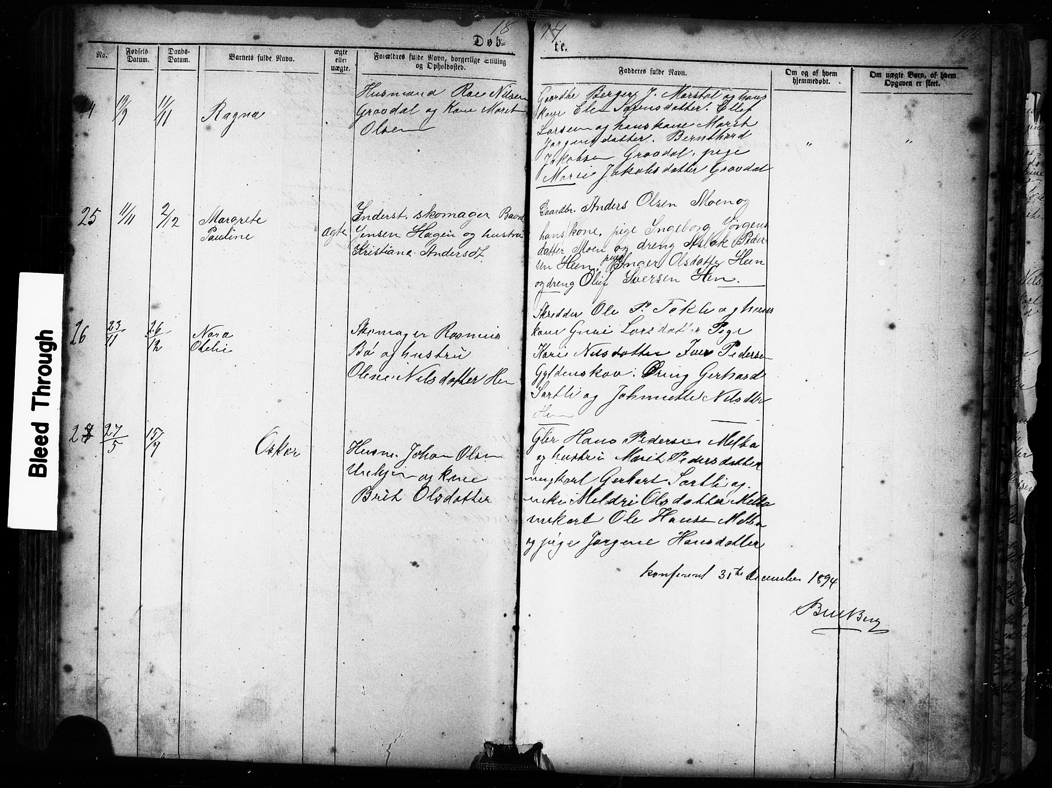 Ministerialprotokoller, klokkerbøker og fødselsregistre - Møre og Romsdal, SAT/A-1454/545/L0588: Parish register (copy) no. 545C02, 1867-1902, p. 104