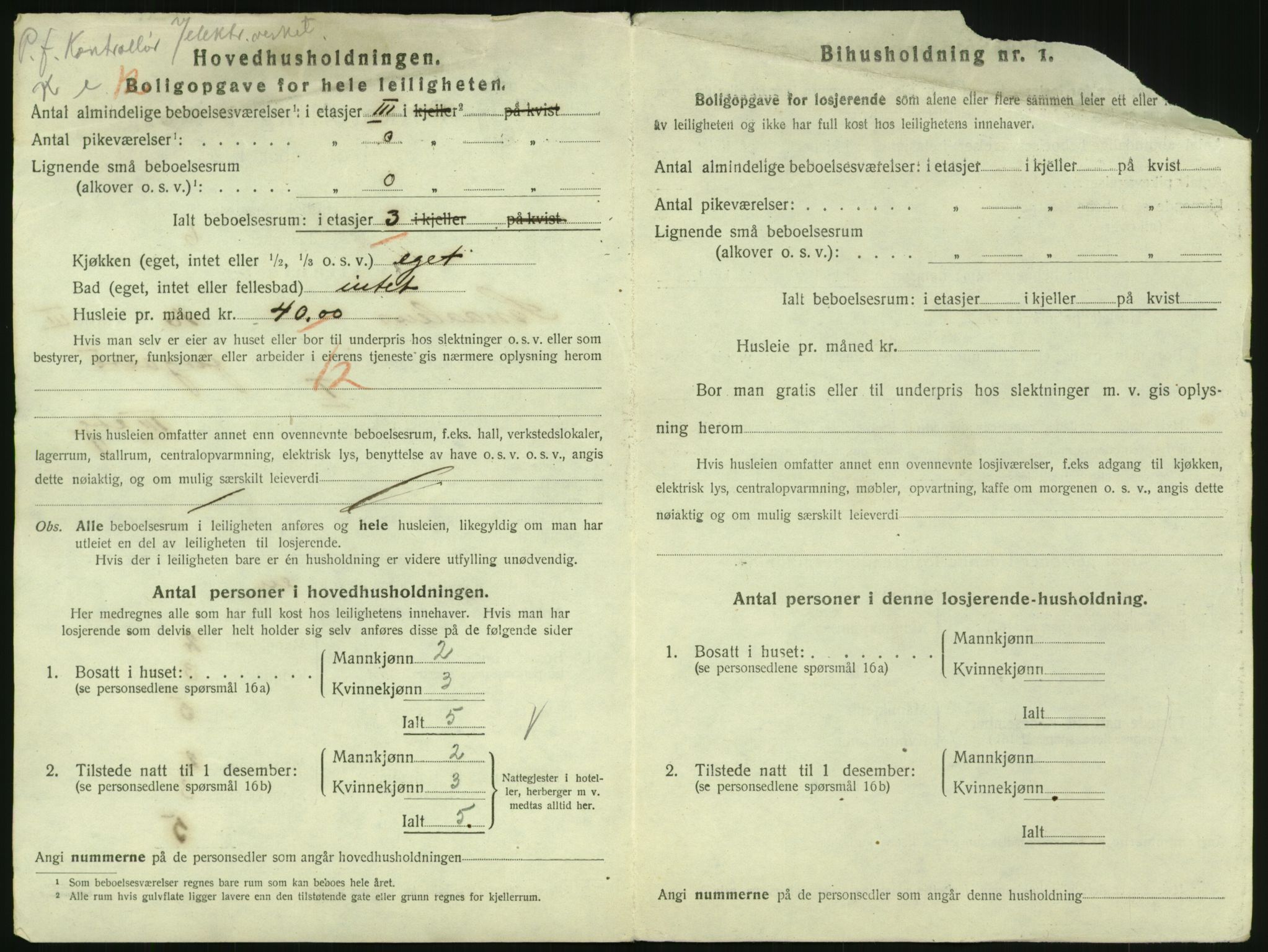 SAO, 1920 census for Kristiania, 1920, p. 97500