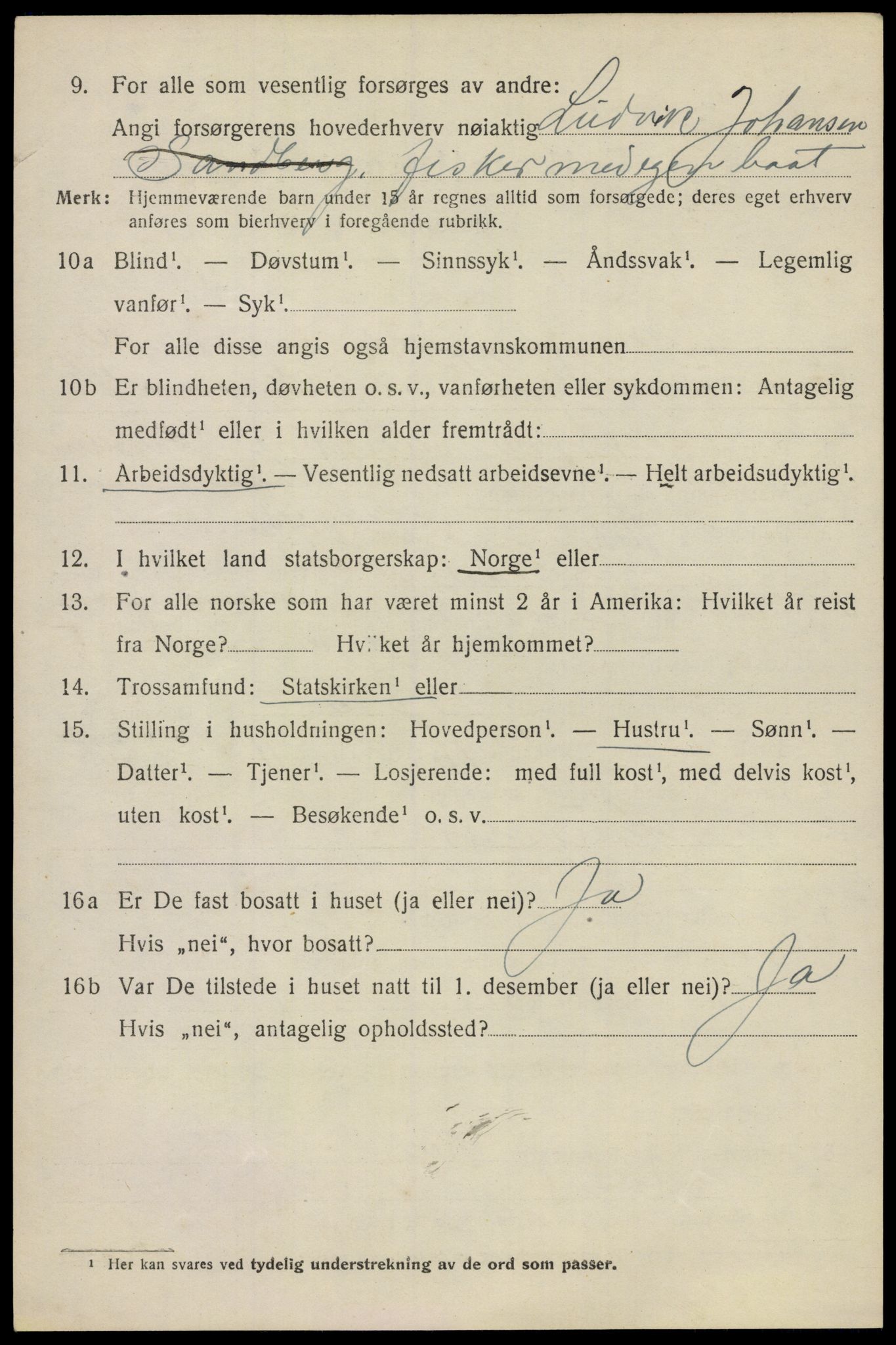 SAO, 1920 census for Onsøy, 1920, p. 13831