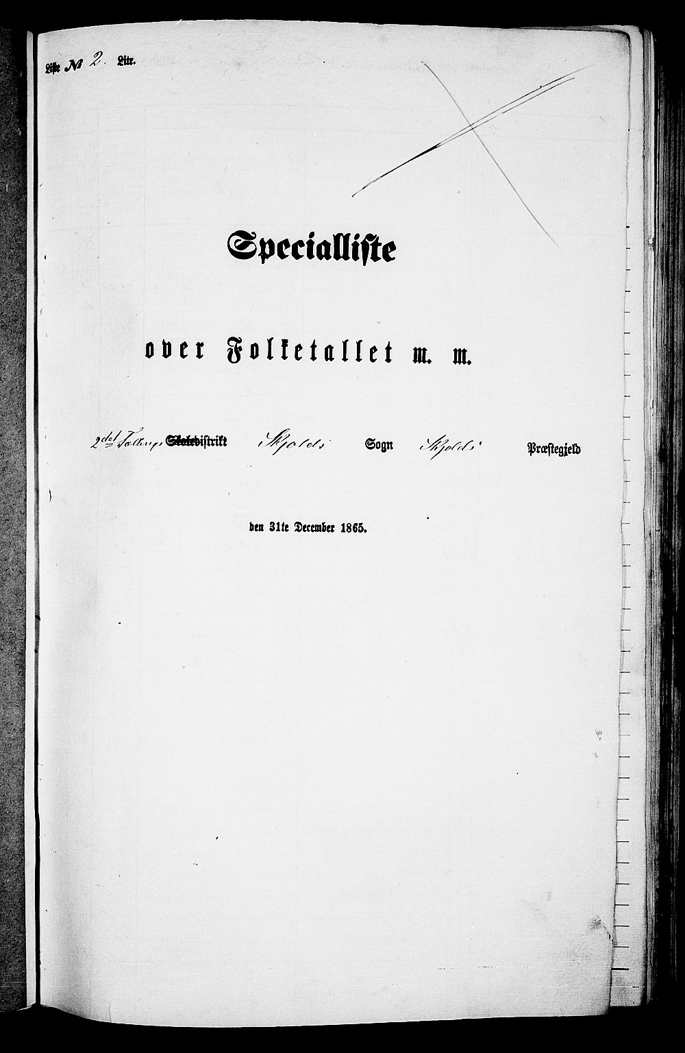 RA, 1865 census for Skjold, 1865, p. 32