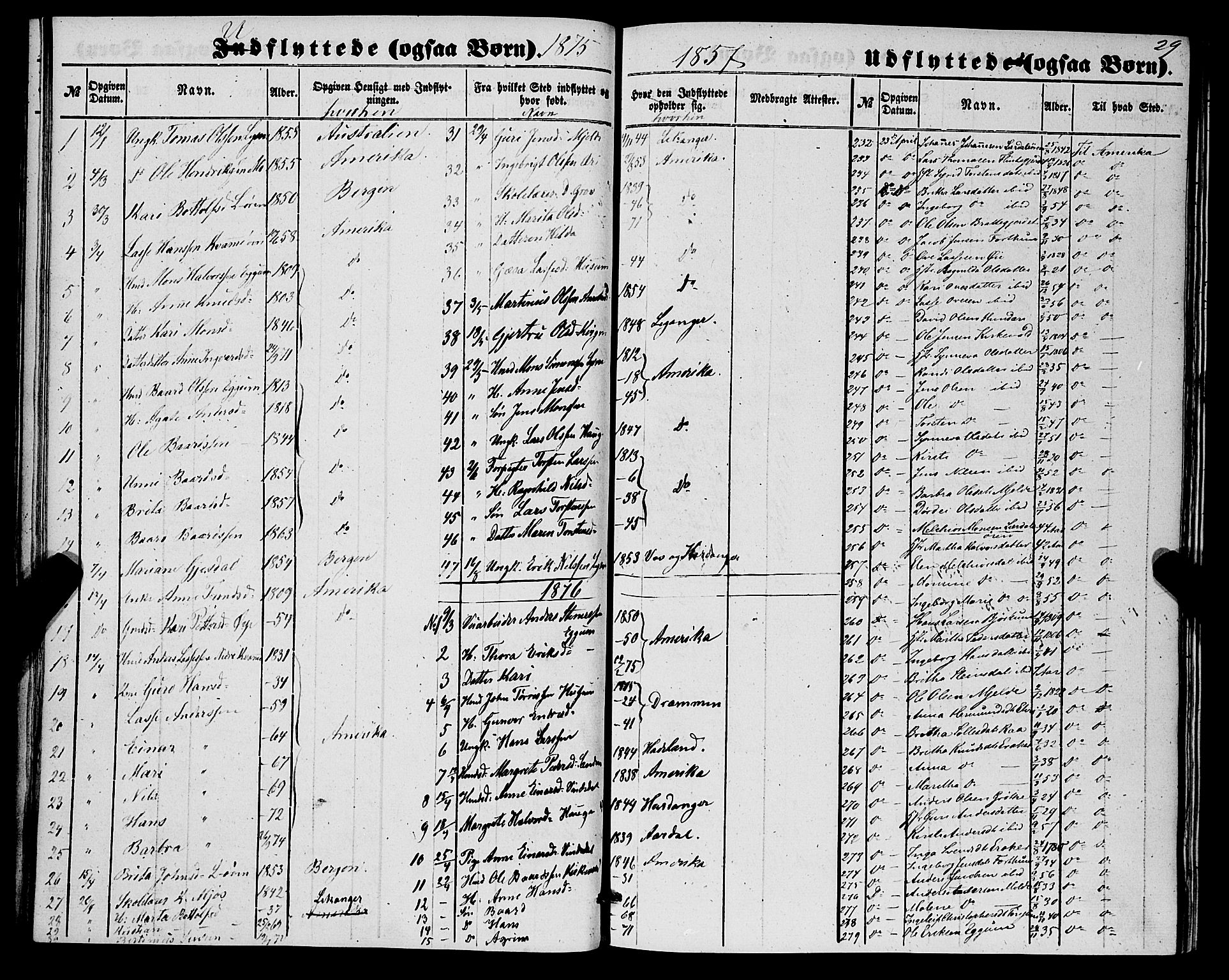 Lærdal sokneprestembete, SAB/A-81201: Parish register (official) no. A 17, 1851-1877, p. 29