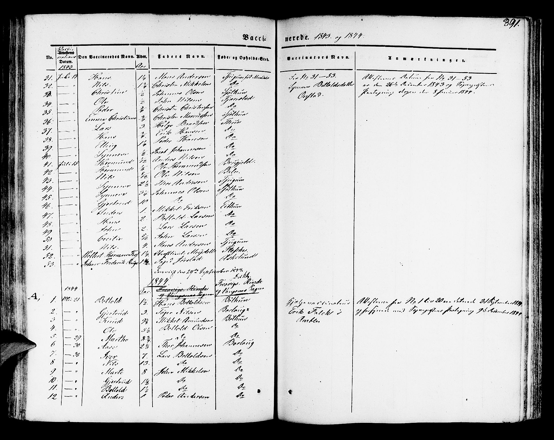 Leikanger sokneprestembete, AV/SAB-A-81001/H/Haa/Haaa/L0007: Parish register (official) no. A 7, 1838-1851, p. 391