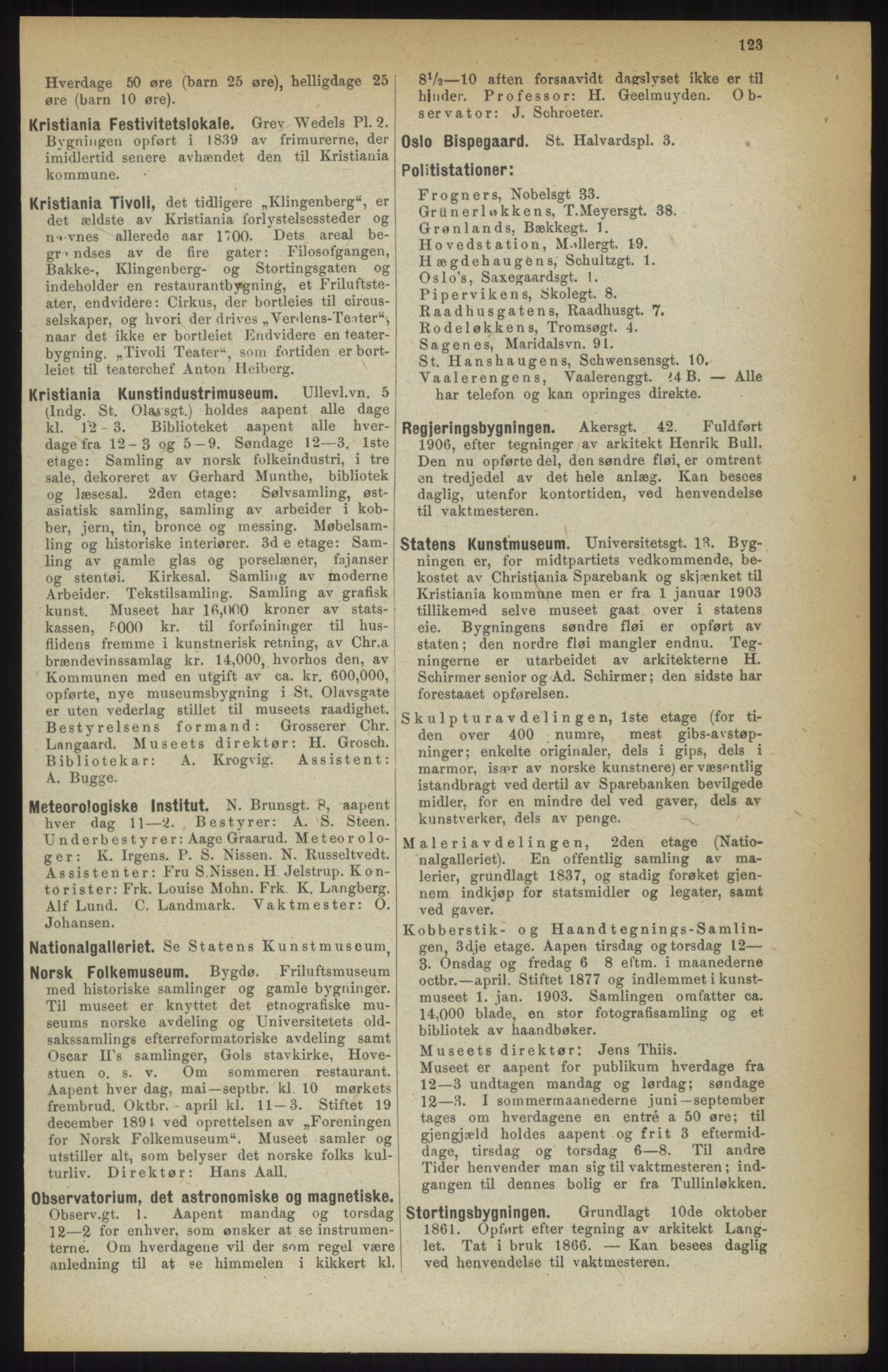 Kristiania/Oslo adressebok, PUBL/-, 1914, p. 123