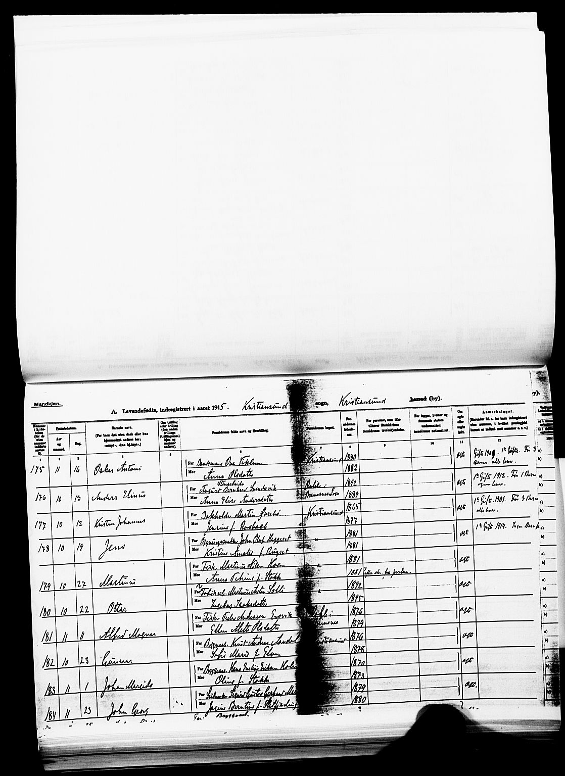 Ministerialprotokoller, klokkerbøker og fødselsregistre - Møre og Romsdal, AV/SAT-A-1454/572/L0861: Parish register (official) no. 572D05, 1913-1920