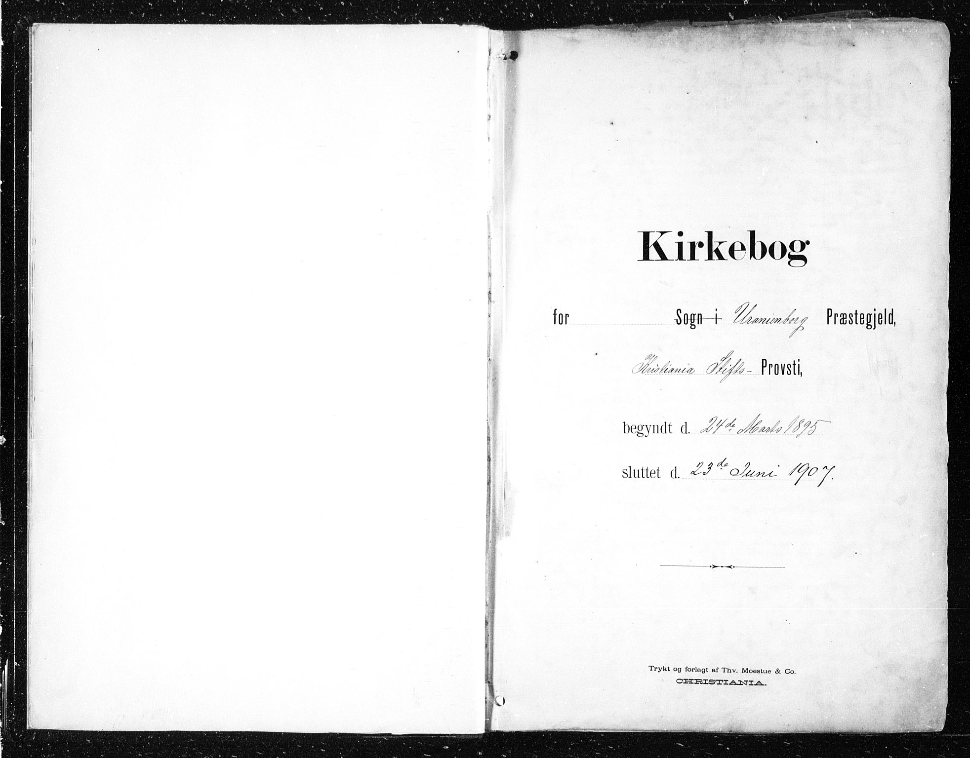 Uranienborg prestekontor Kirkebøker, AV/SAO-A-10877/F/Fa/L0005: Parish register (official) no. 5, 1895-1907