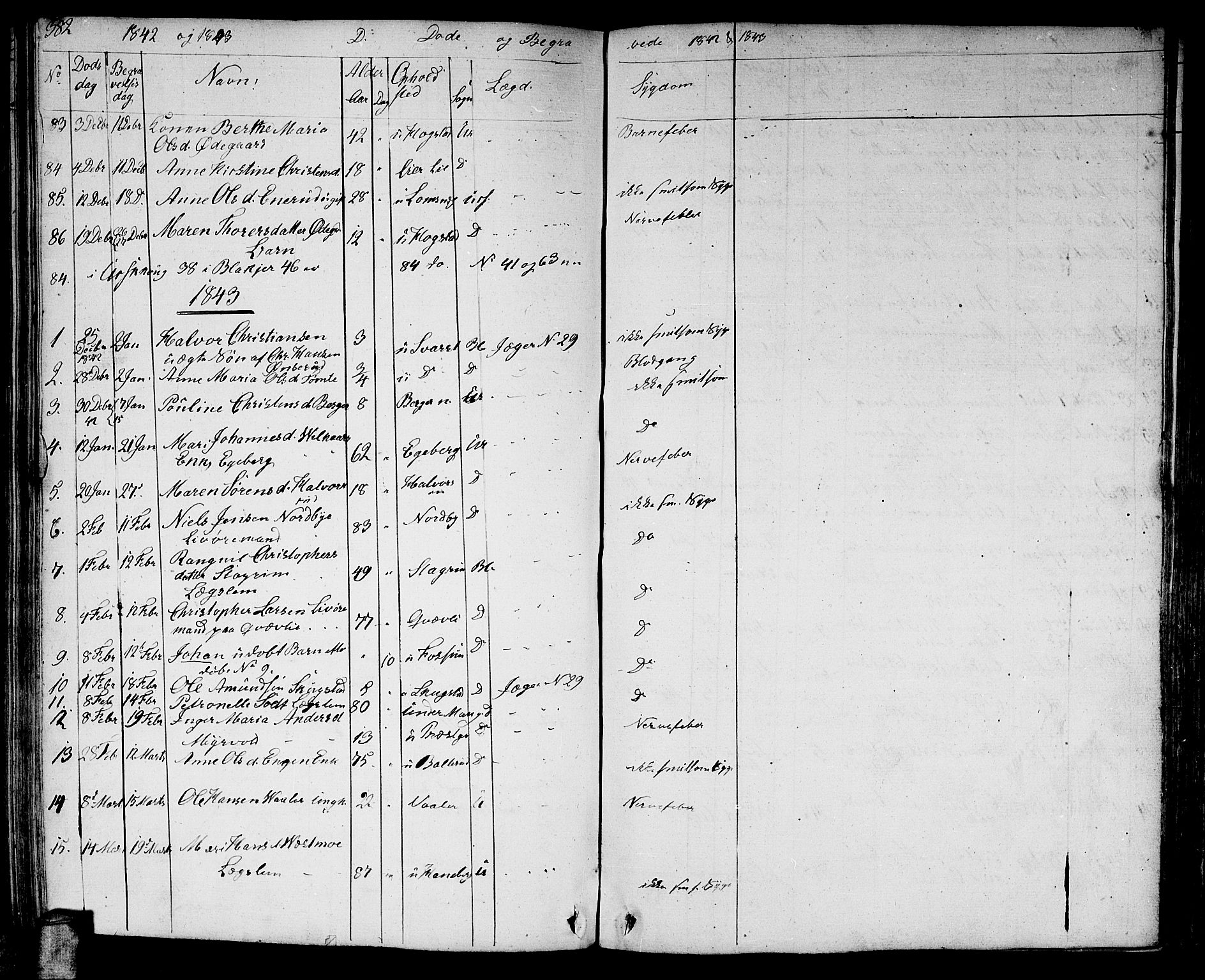 Aurskog prestekontor Kirkebøker, AV/SAO-A-10304a/G/Ga/L0002: Parish register (copy) no. I 2, 1829-1857, p. 382