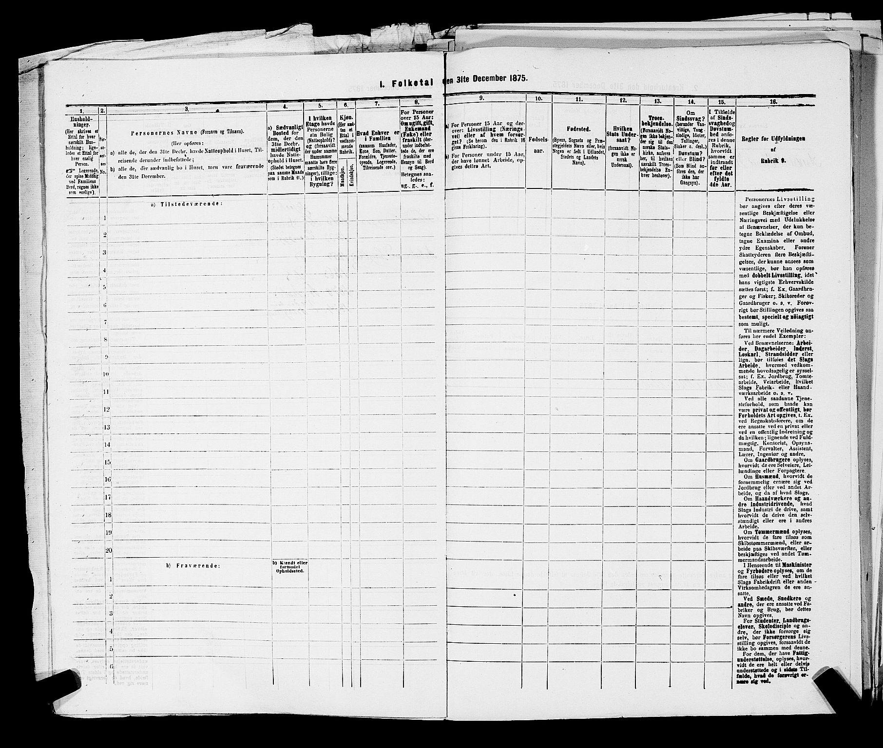 RA, 1875 census for 0101P Fredrikshald, 1875, p. 1435